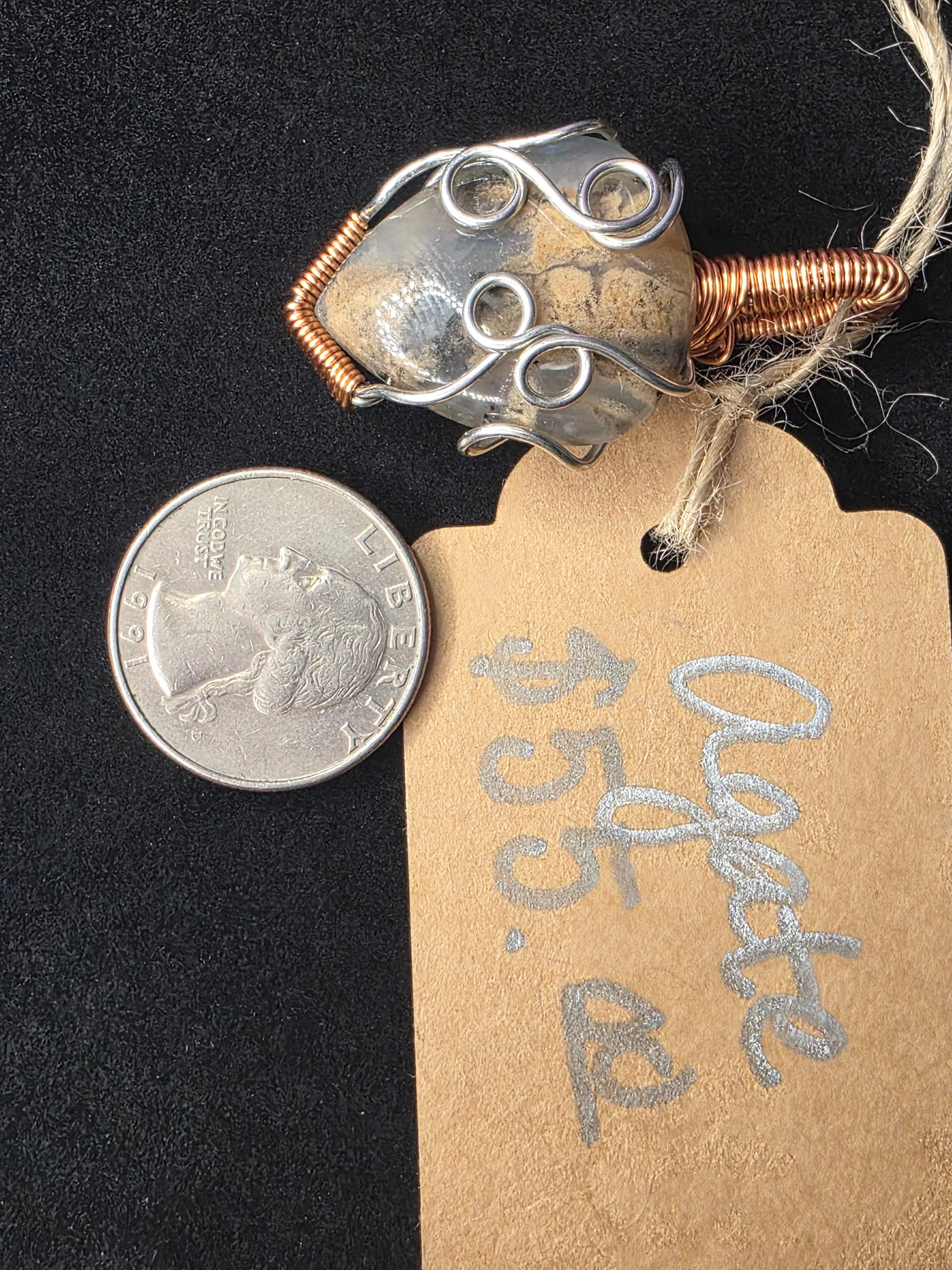Agate Freeform Pendant