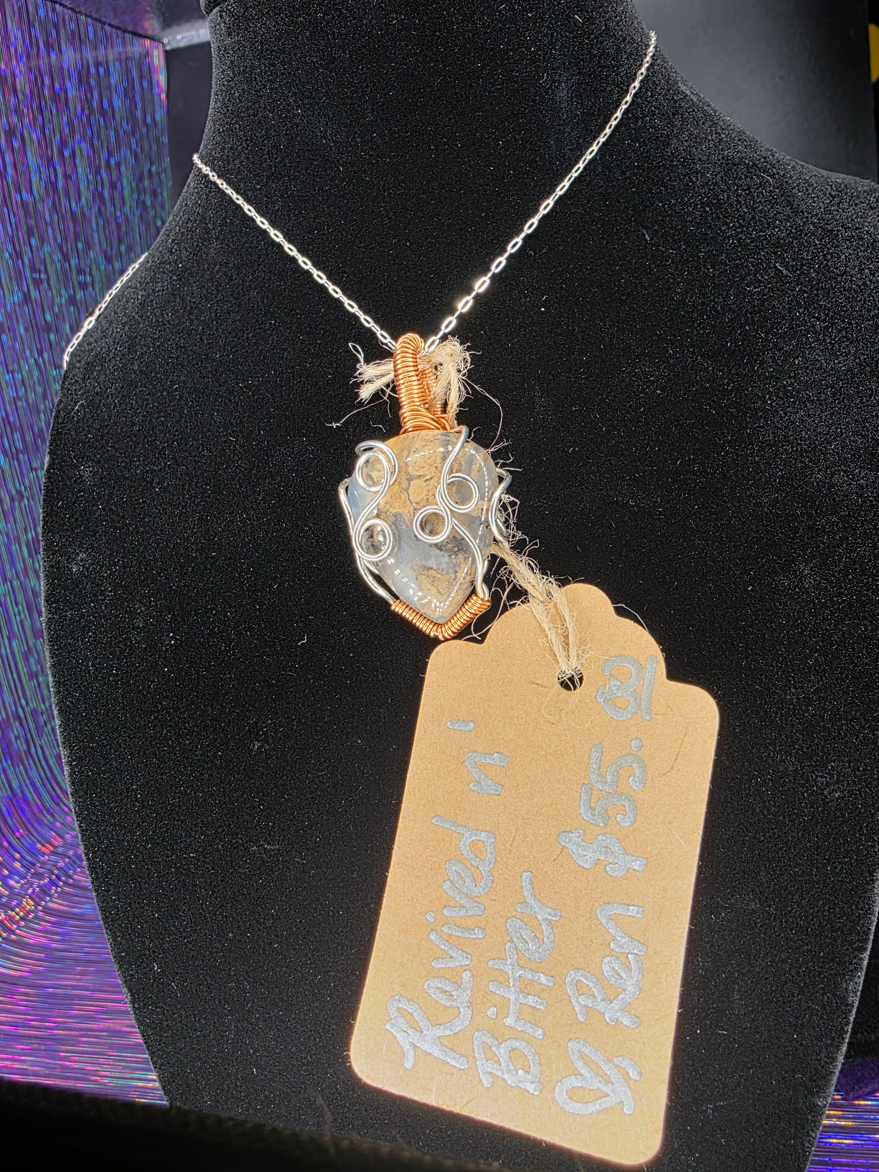 Agate Freeform Pendant