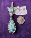 Dual Chrysocolla/Shattuckite Pendant
