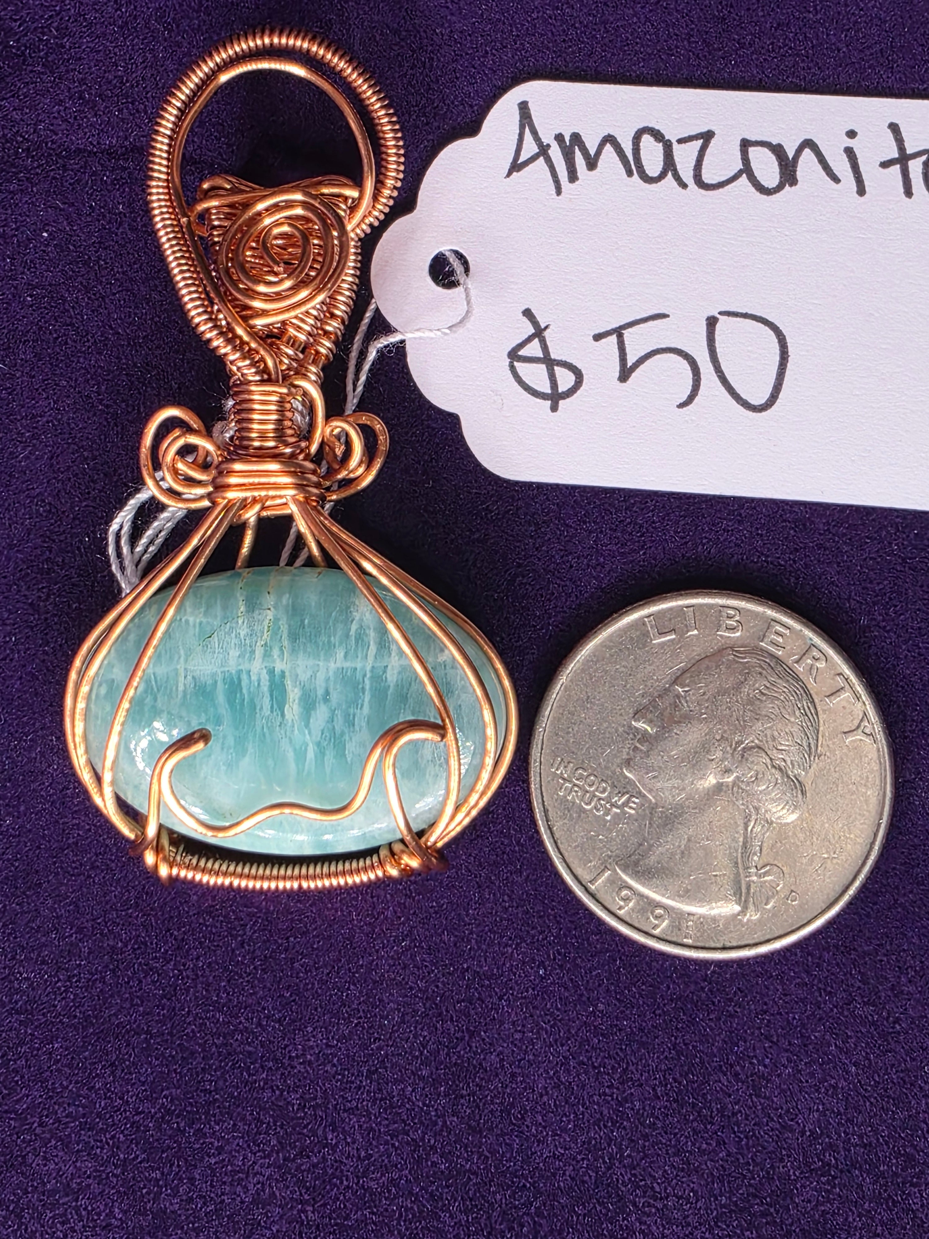 Amazonite Pendant