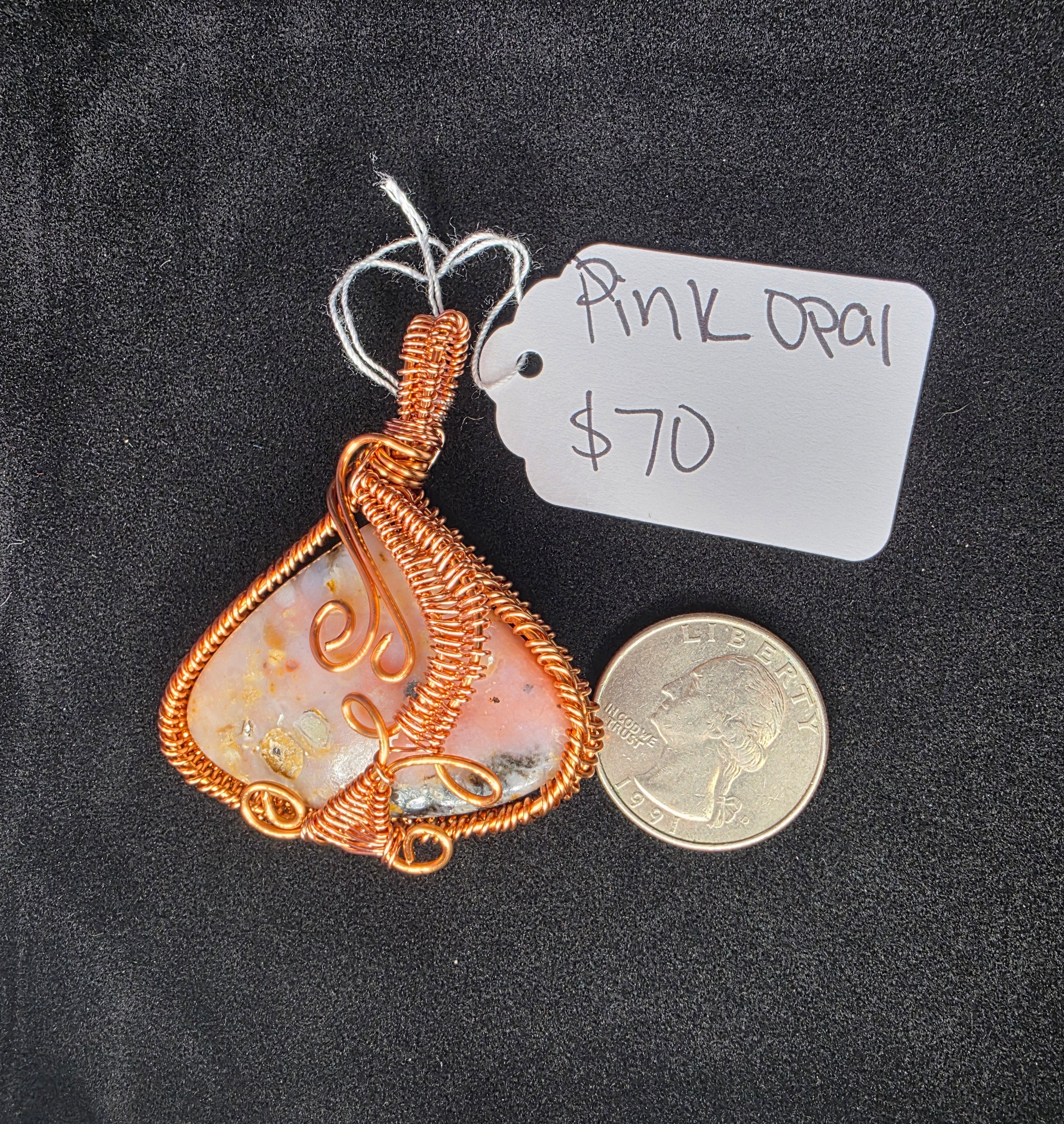 Pink Opal Pendant