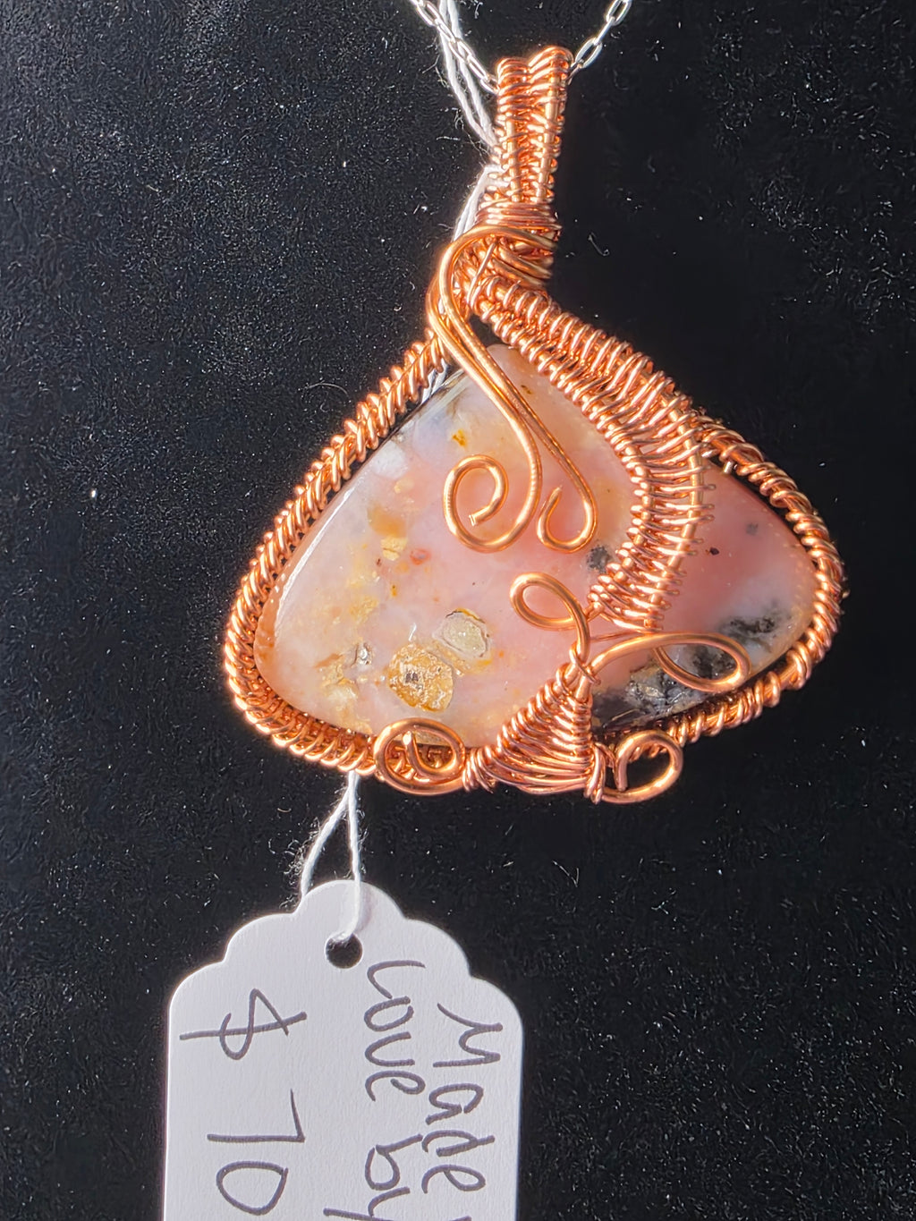 Pink Opal Pendant