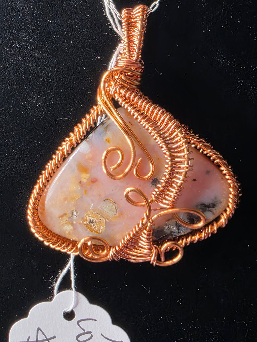 Pink Opal Pendant