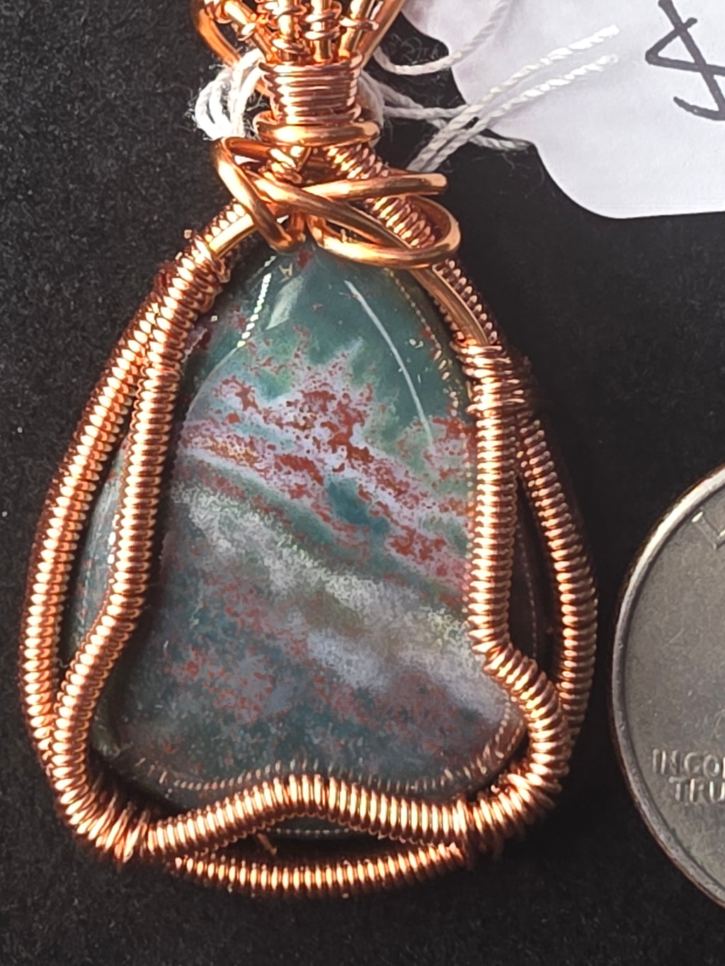 Ocean Jasper Teardrop Pendant