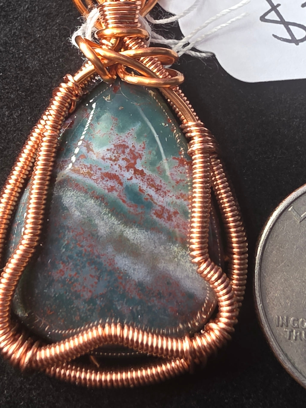 Ocean Jasper Teardrop Pendant