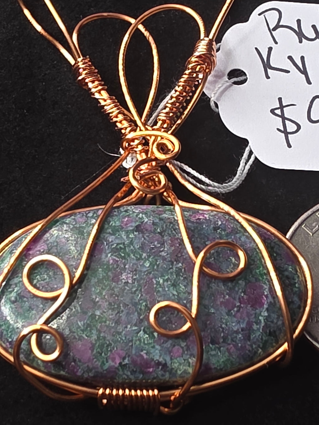 Ruby in Kyanite Pendant