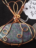 Ruby in Kyanite Pendant