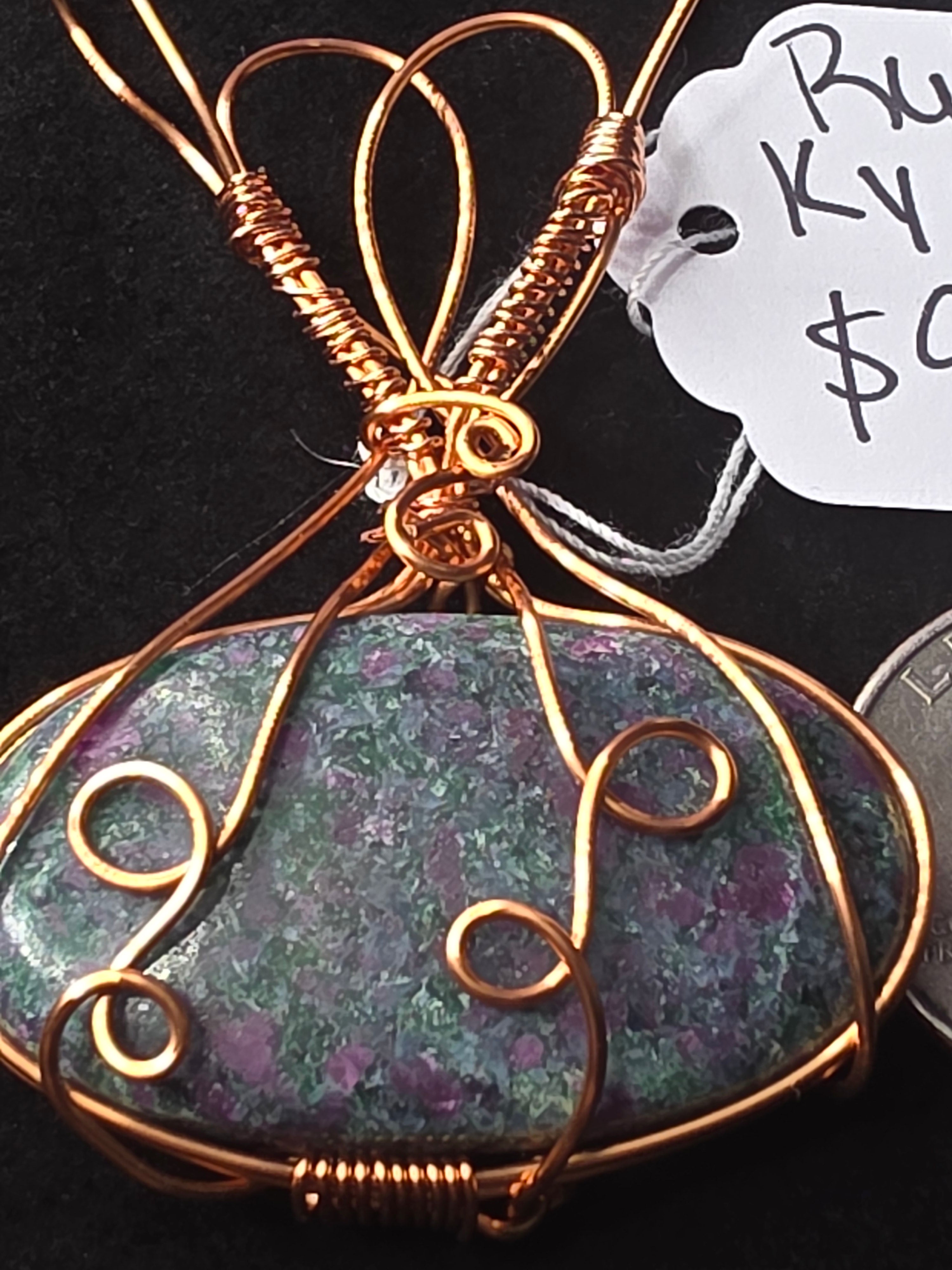 Ruby in Kyanite Pendant