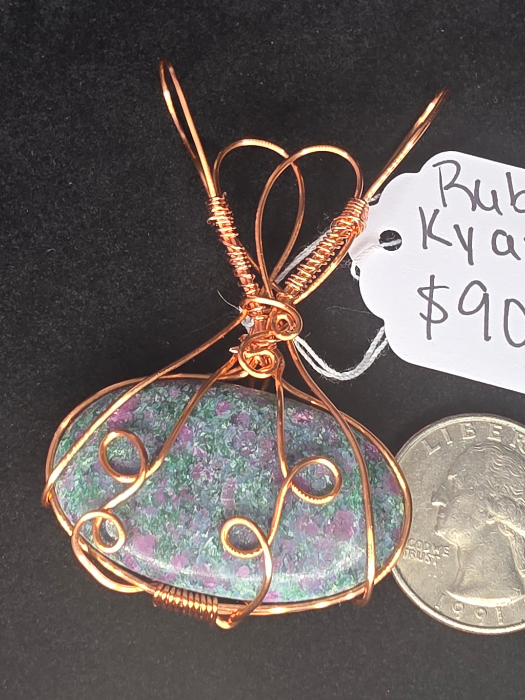 Ruby in Kyanite Pendant