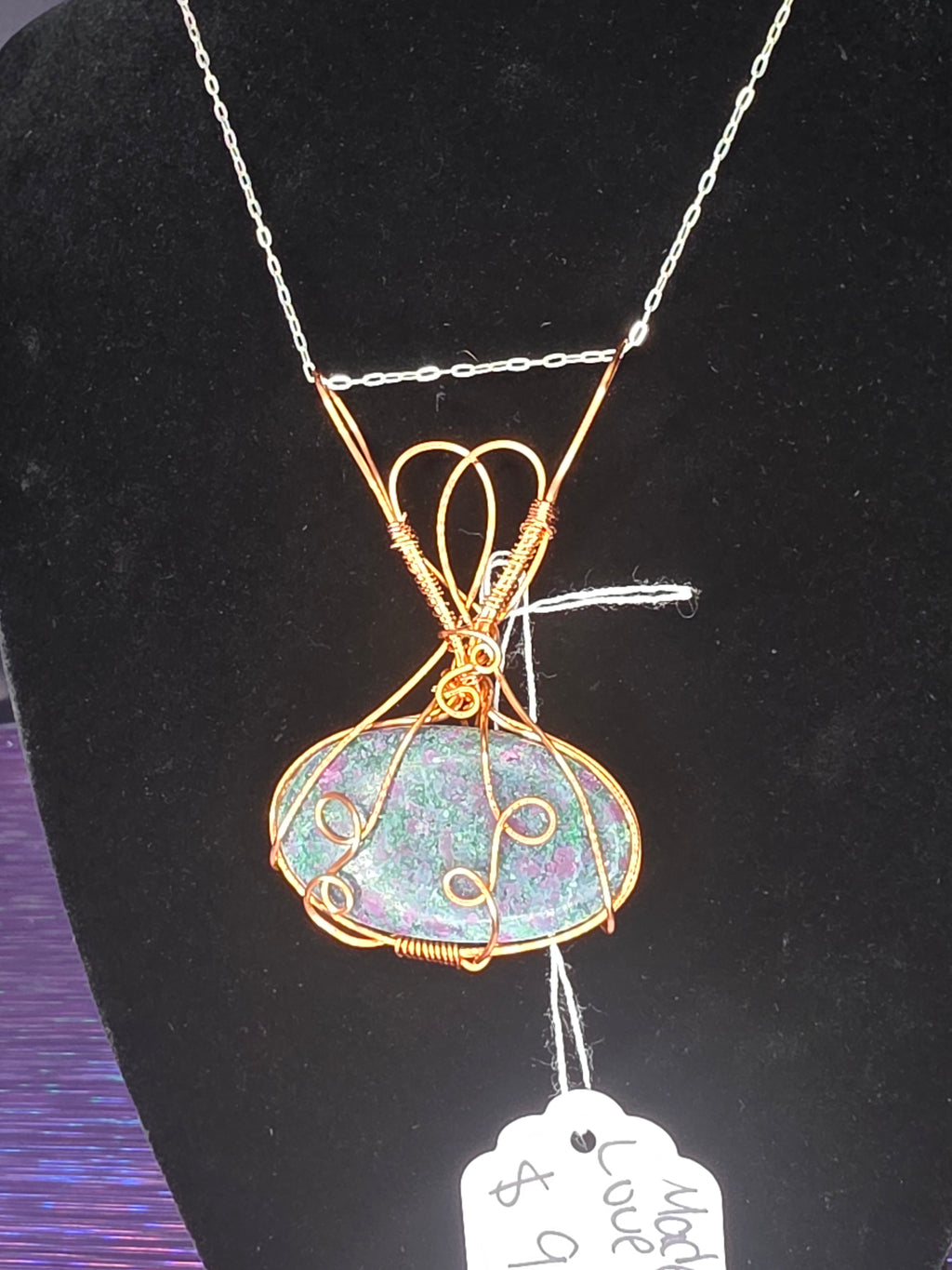 Ruby in Kyanite Pendant