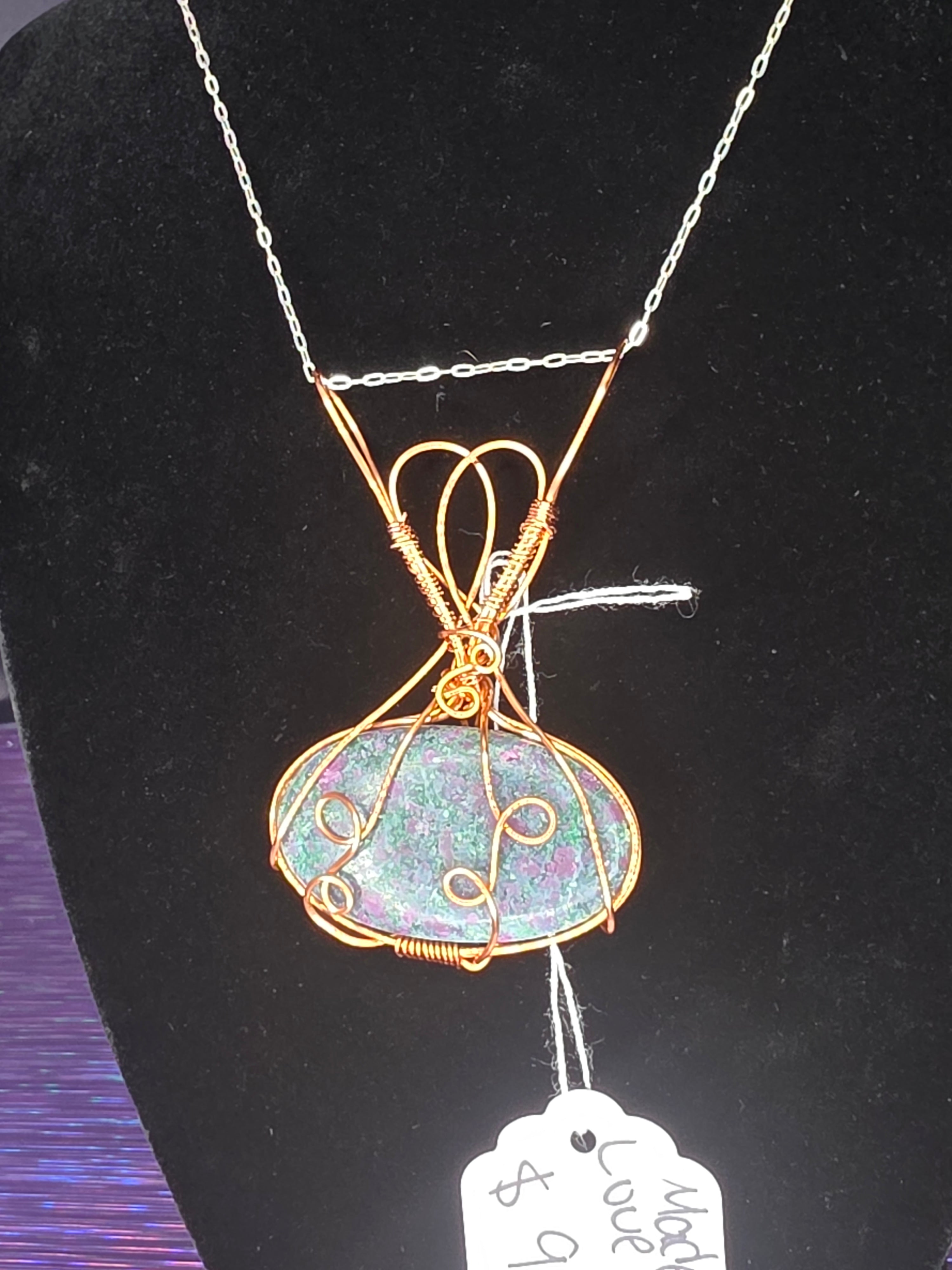 Ruby in Kyanite Pendant