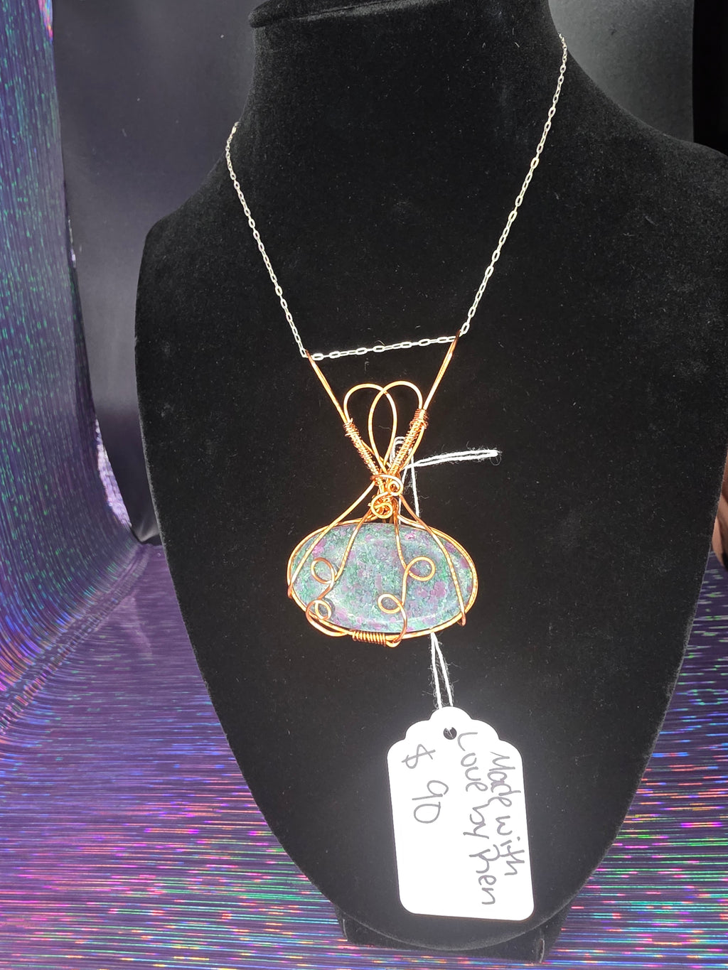 Ruby in Kyanite Pendant