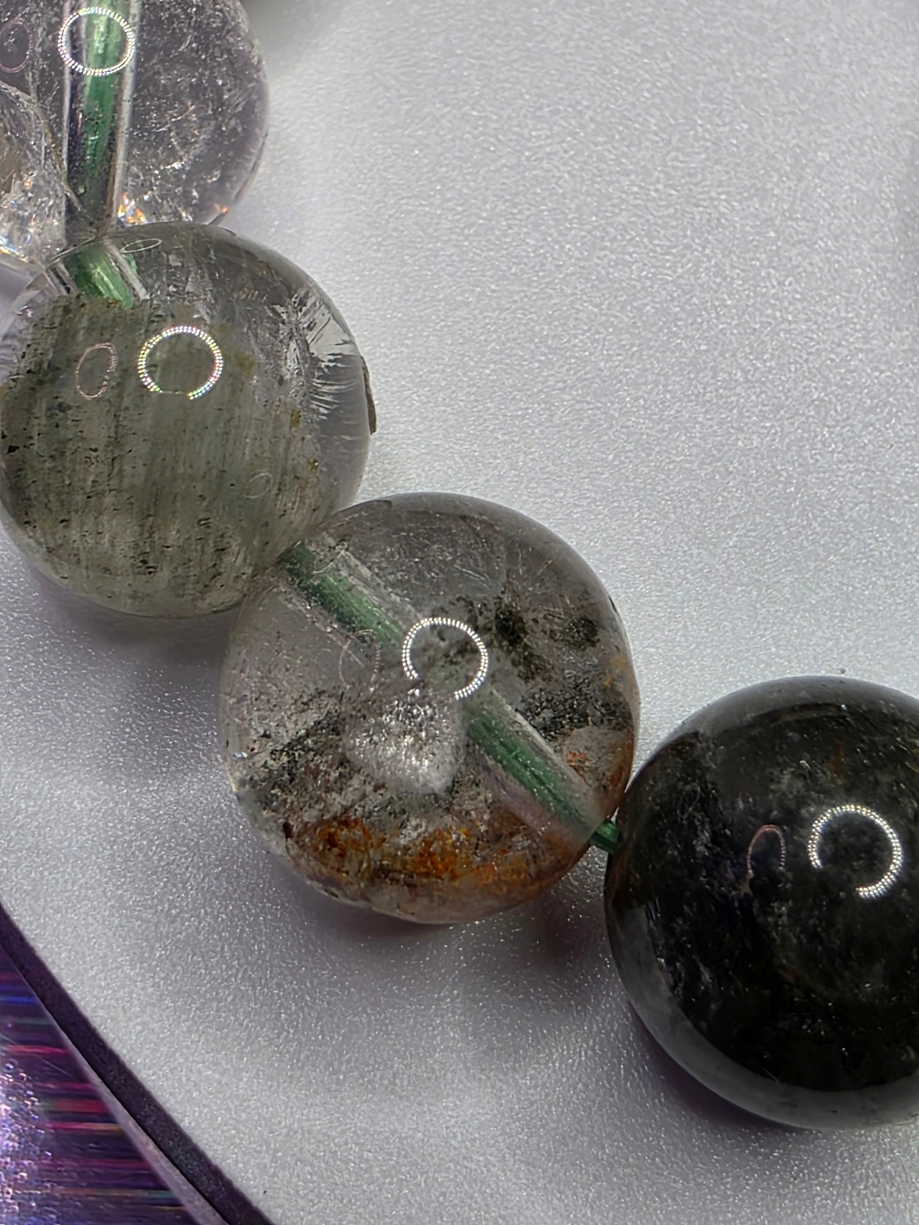 Amethyst Garden Quartz Bracelet