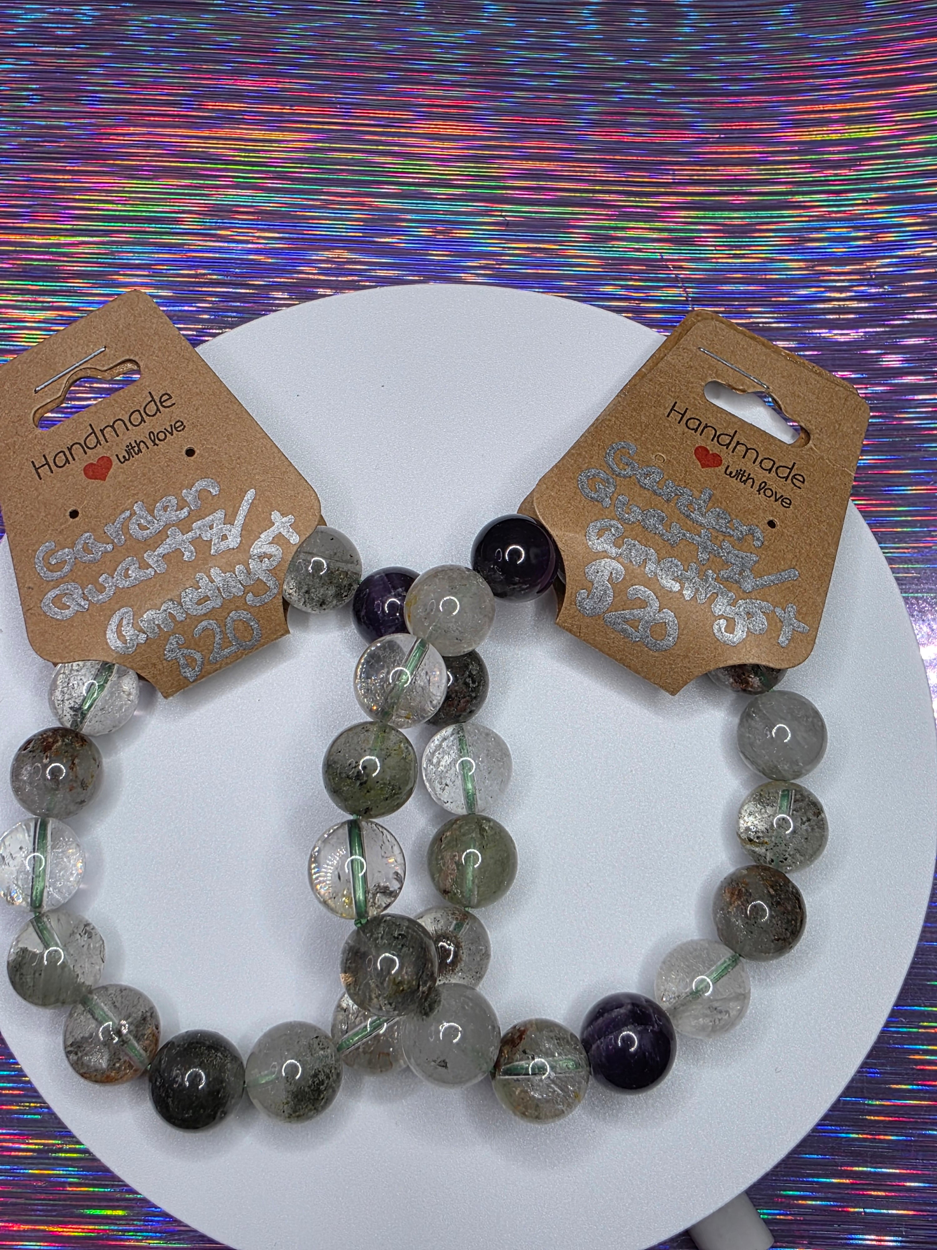 Amethyst Garden Quartz Bracelet