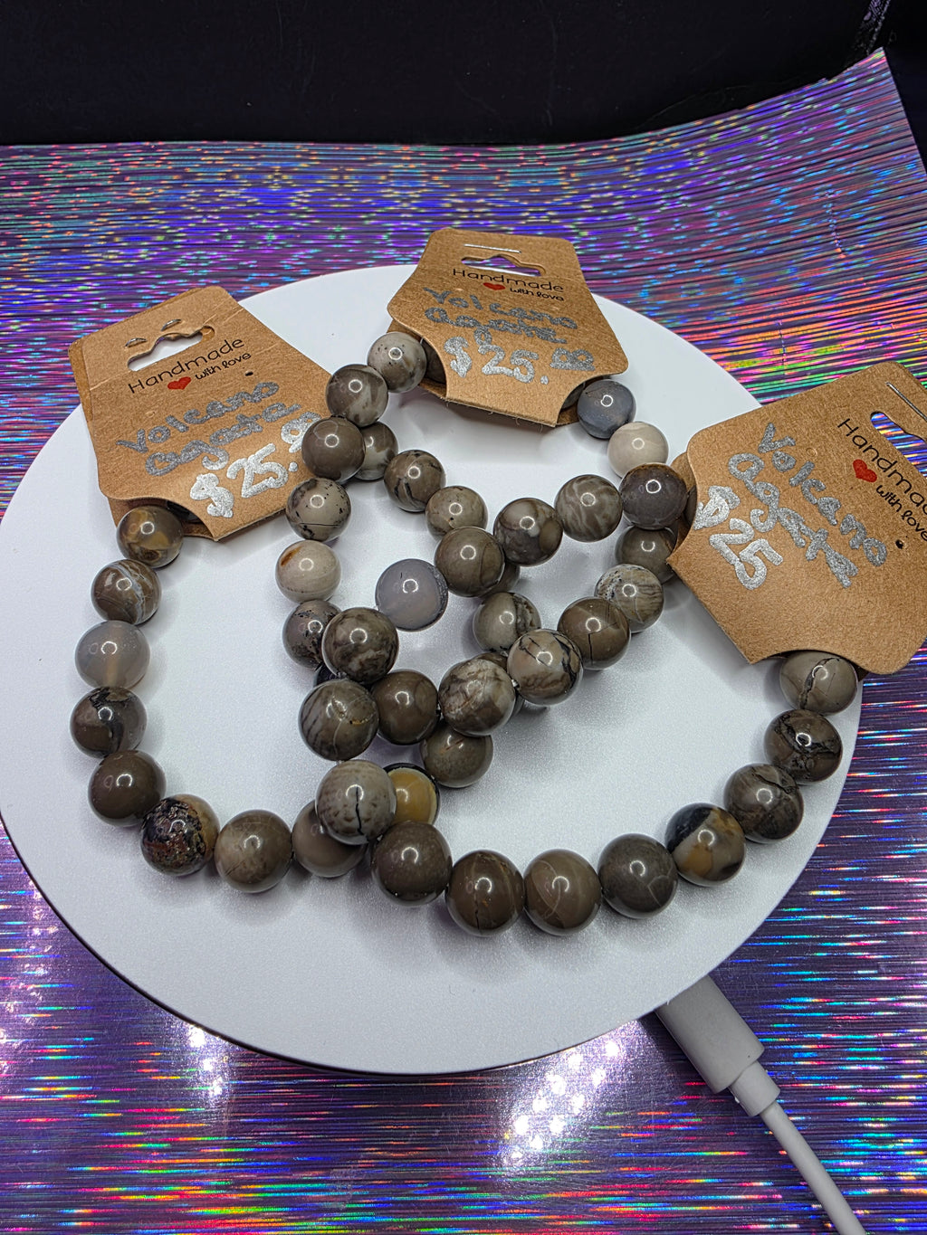 Volcano Agate Bracelet