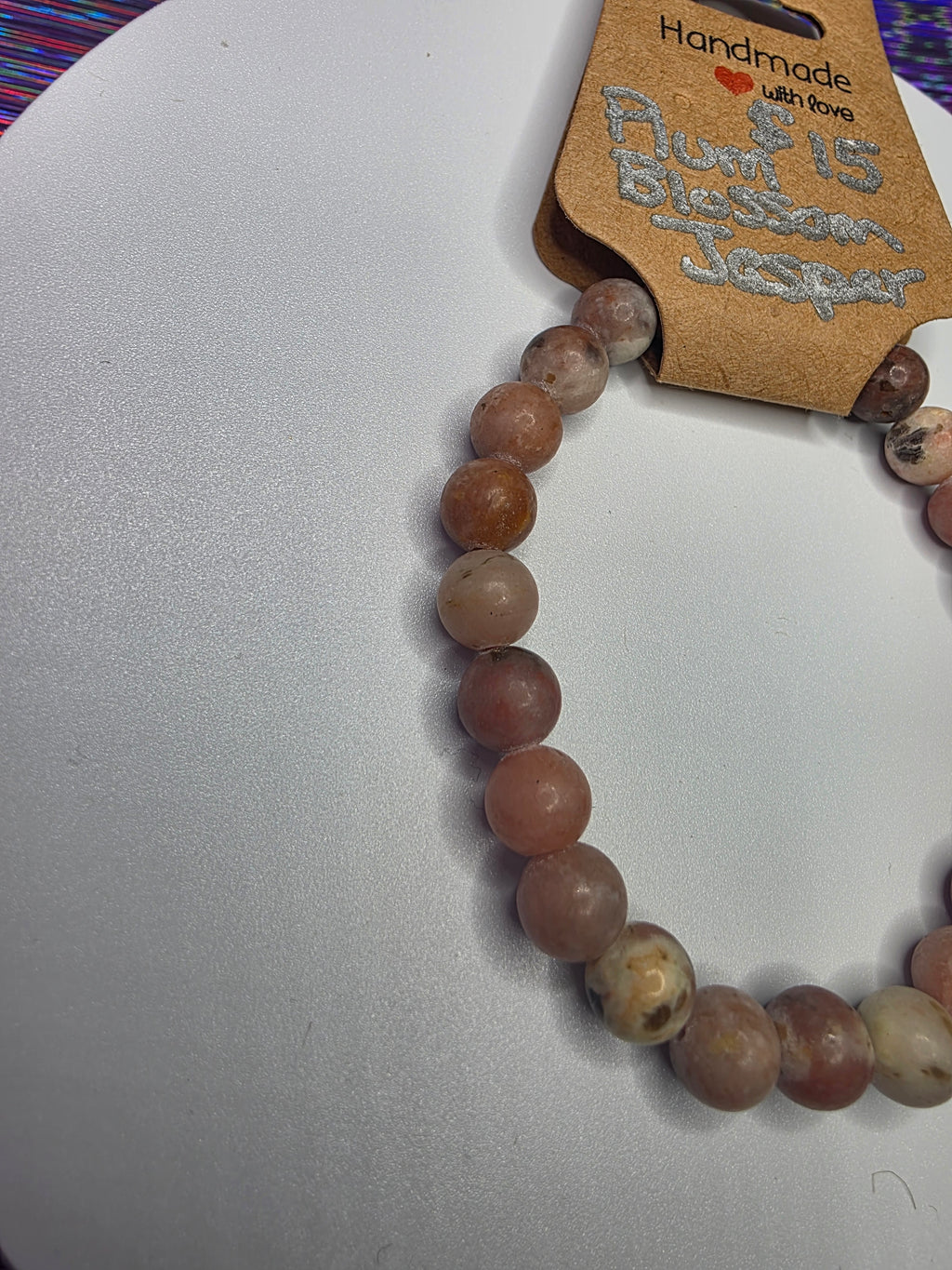 Plum Blossom Jasper Bracelet