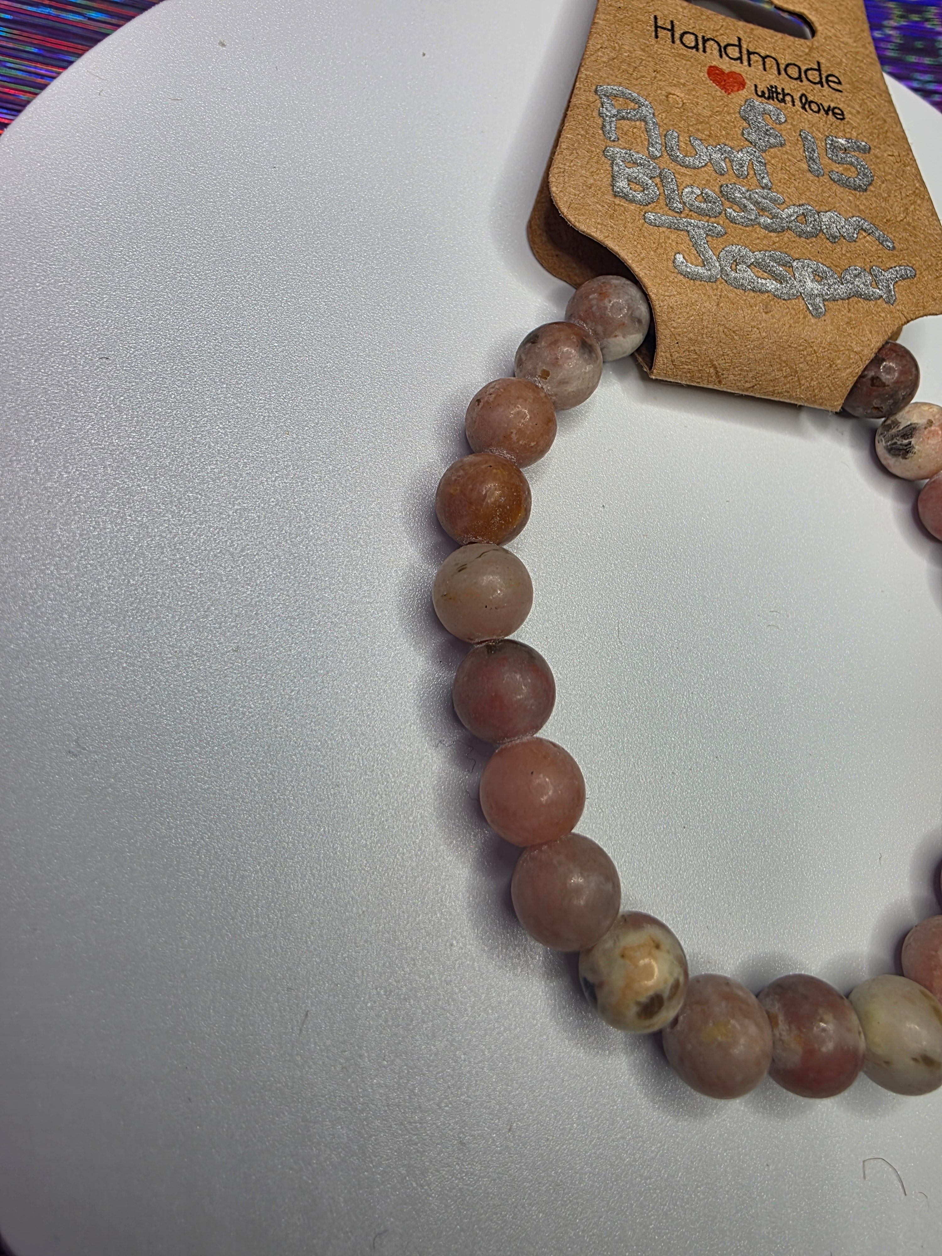 Plum Blossom Jasper Bracelet