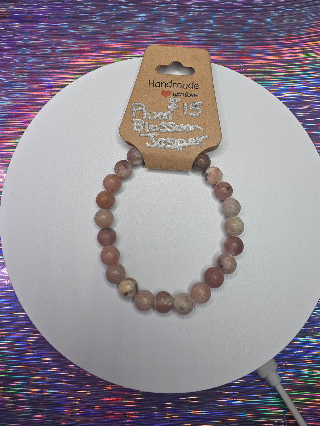 Plum Blossom Jasper Bracelet