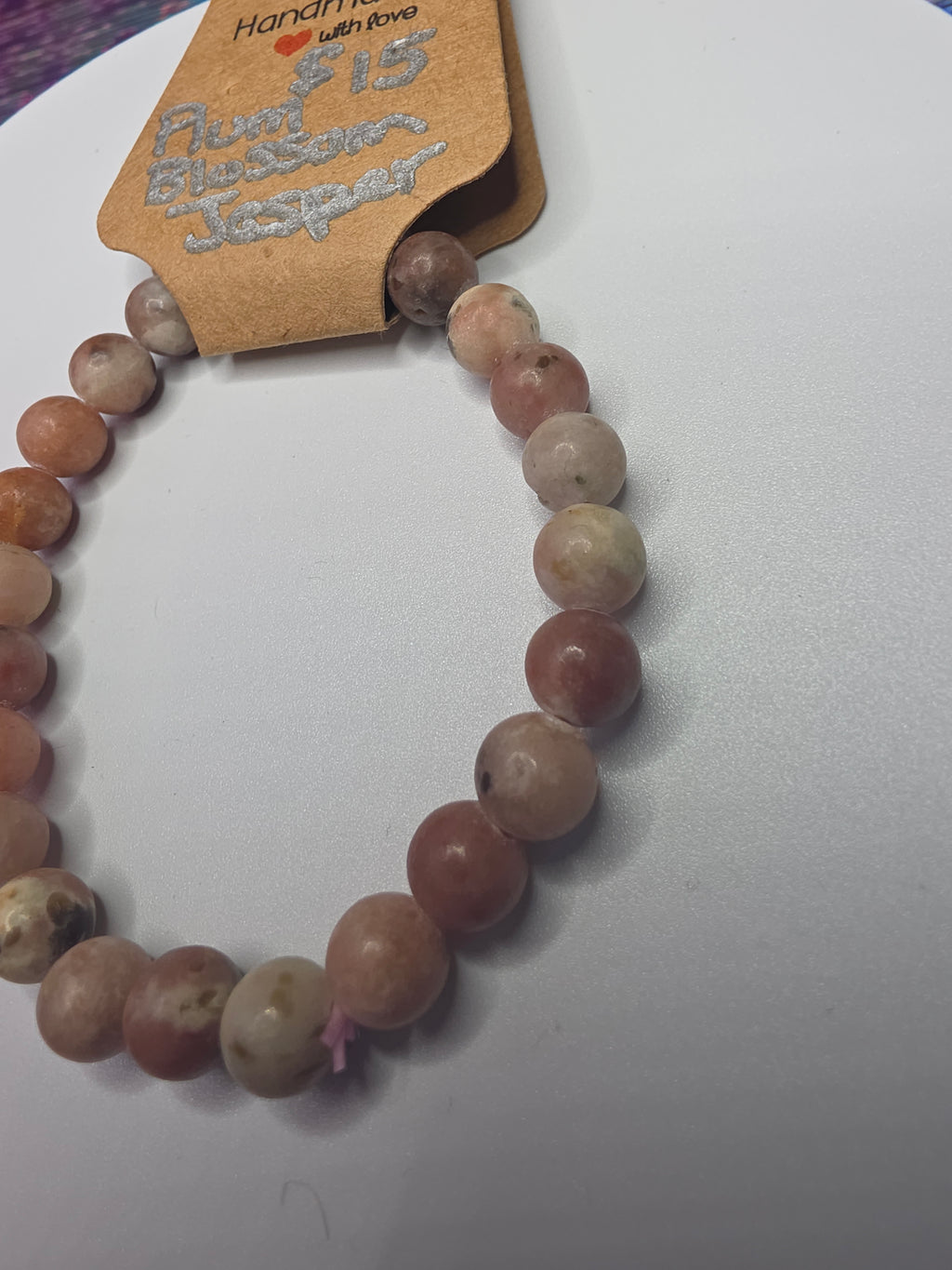 Plum Blossom Jasper Bracelet