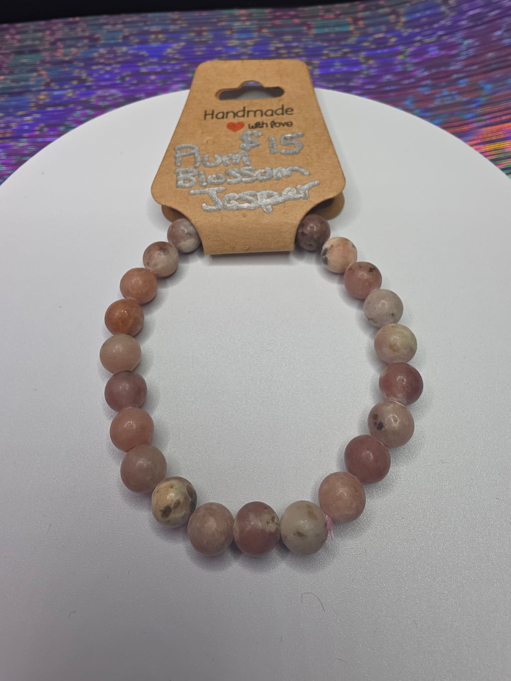 Plum Blossom Jasper Bracelet