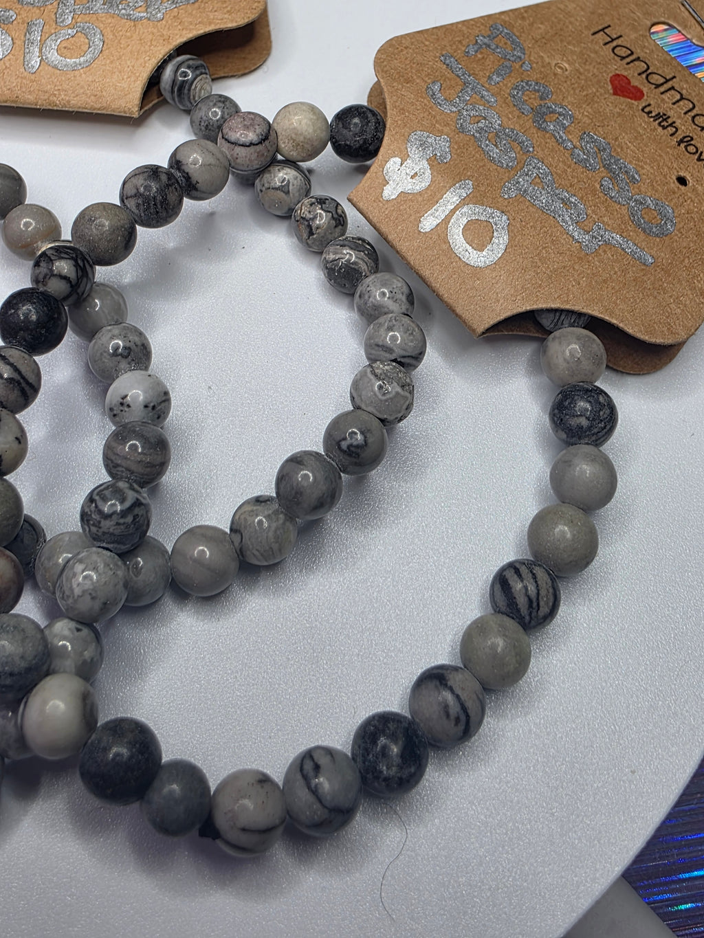 Picasso (Grey) Jasper Bracelet