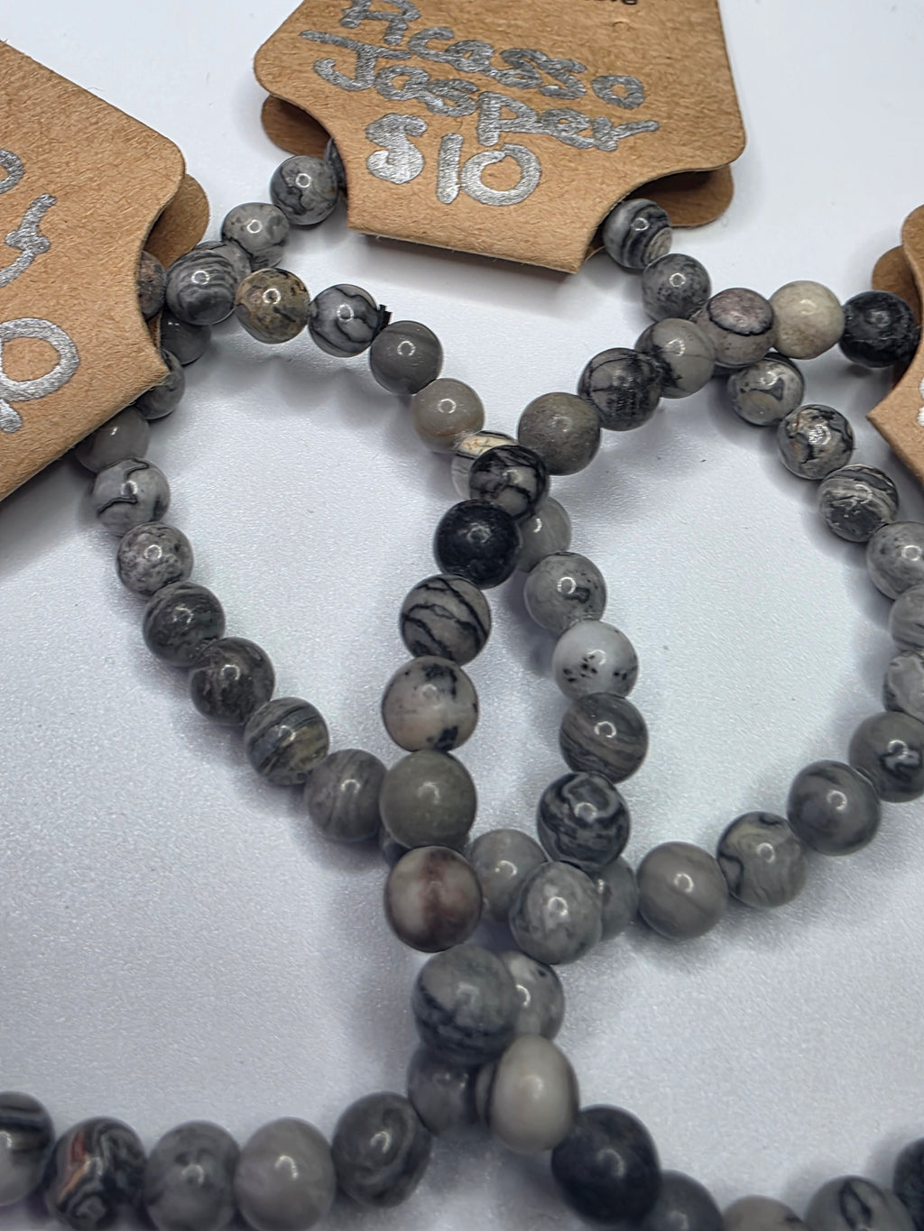 Picasso (Grey) Jasper Bracelet