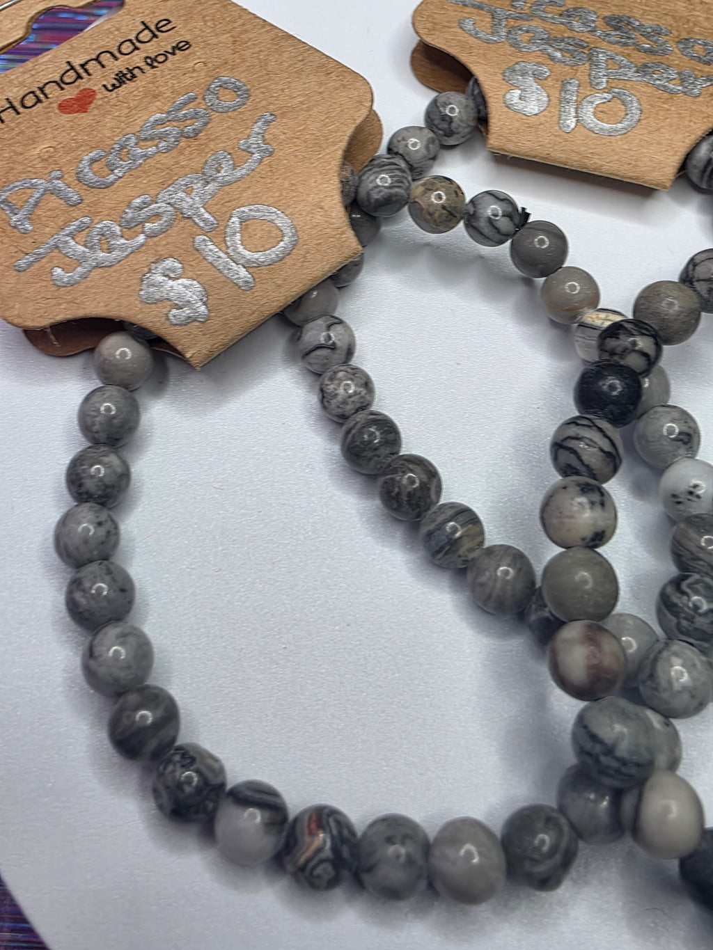 Picasso (Grey) Jasper Bracelet