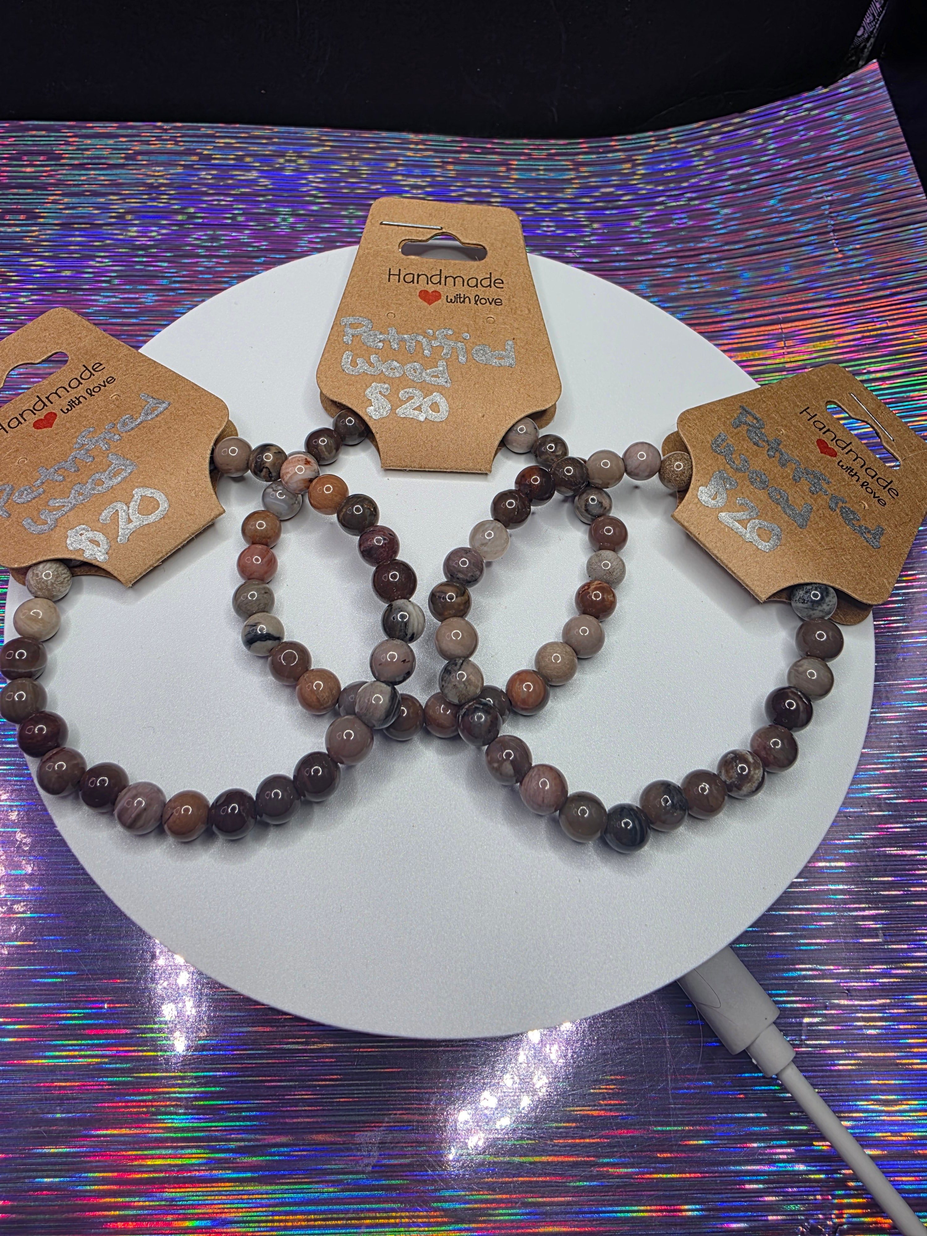Petrified Wood Bracelet
