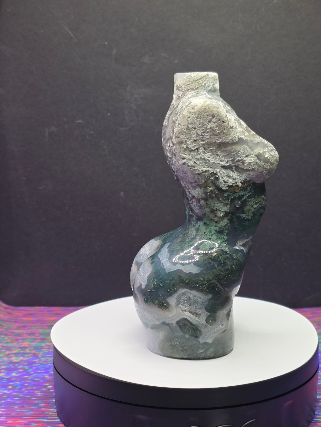 Moss Agate Goddess Body