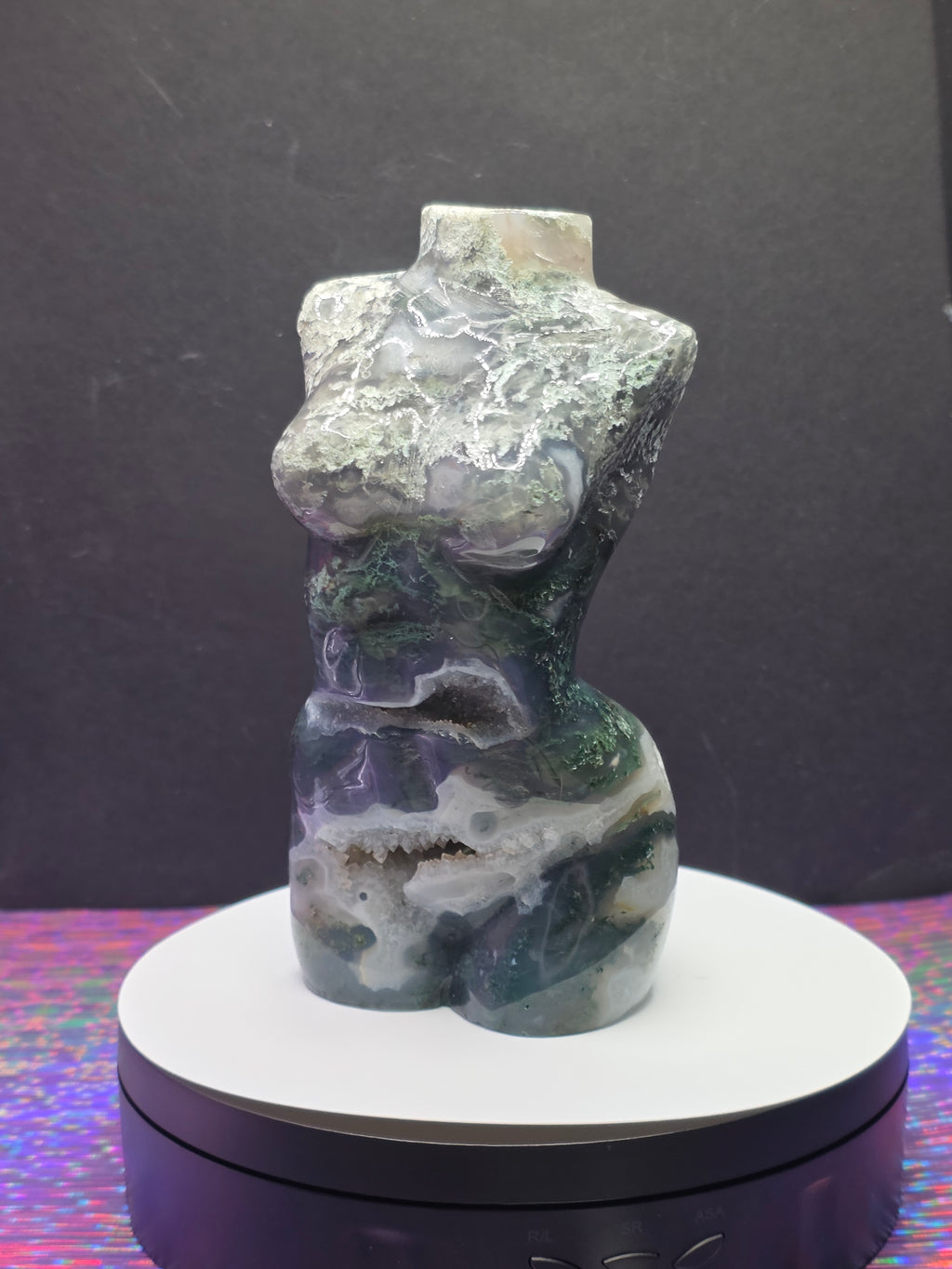 Moss Agate Goddess Body
