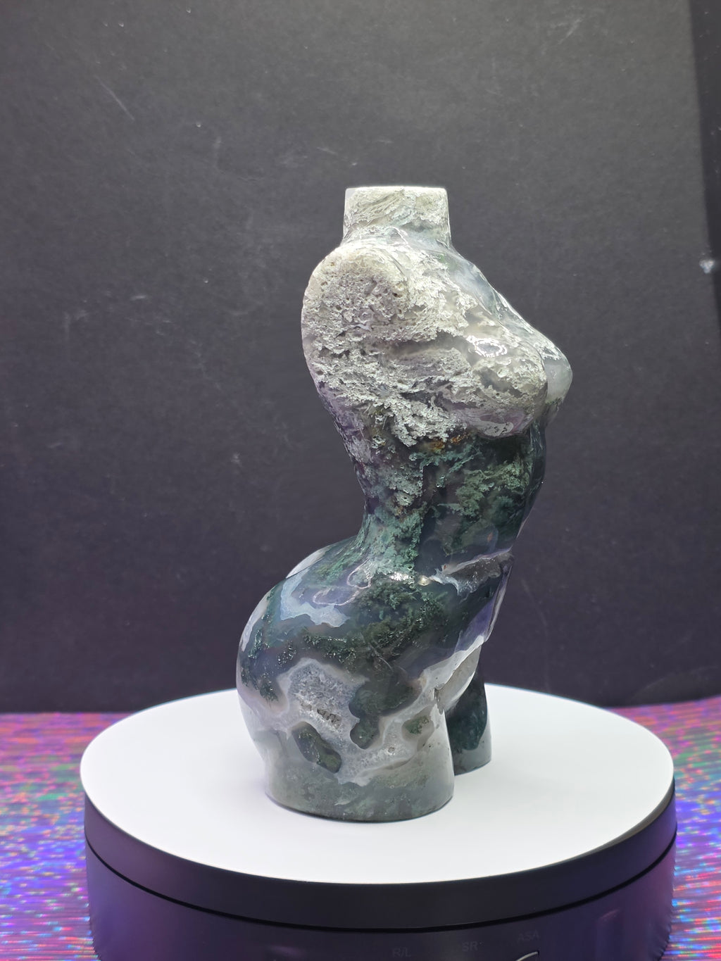 Moss Agate Goddess Body