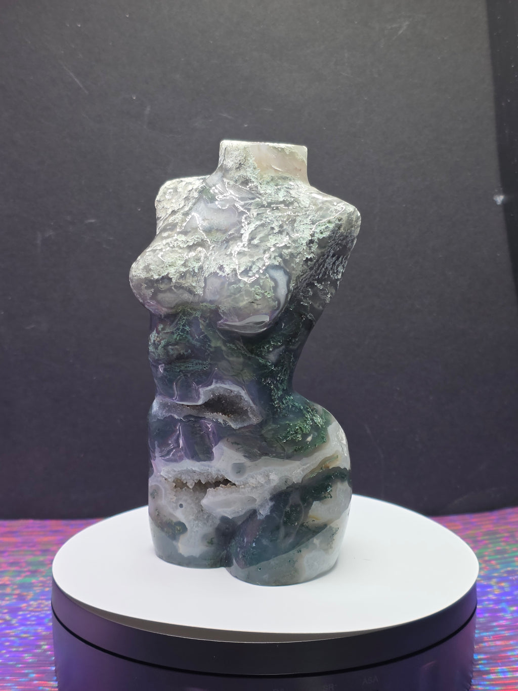 Moss Agate Goddess Body