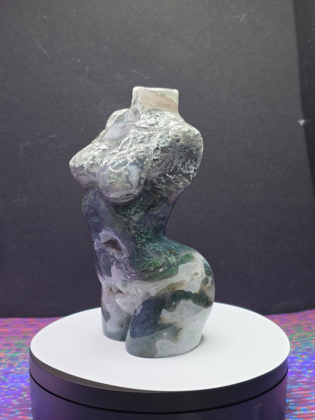 Moss Agate Goddess Body