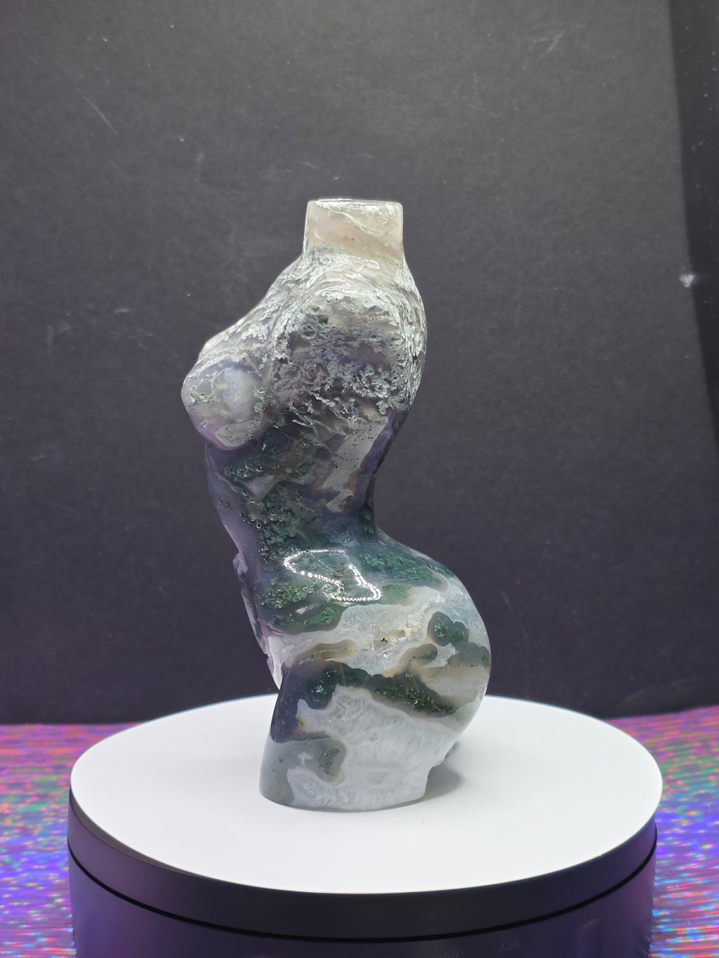 Moss Agate Goddess Body