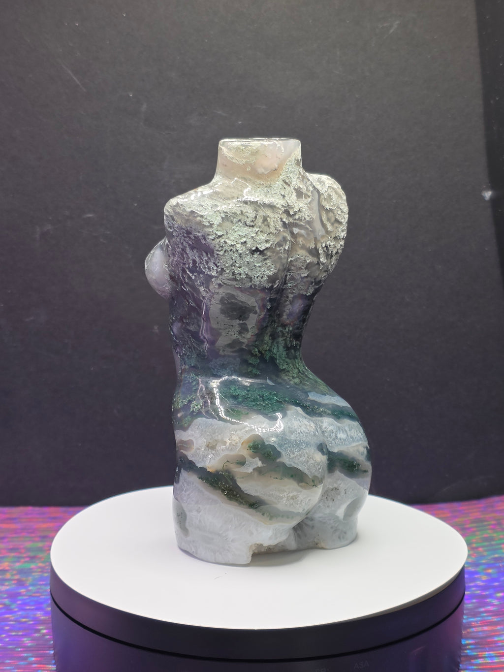 Moss Agate Goddess Body