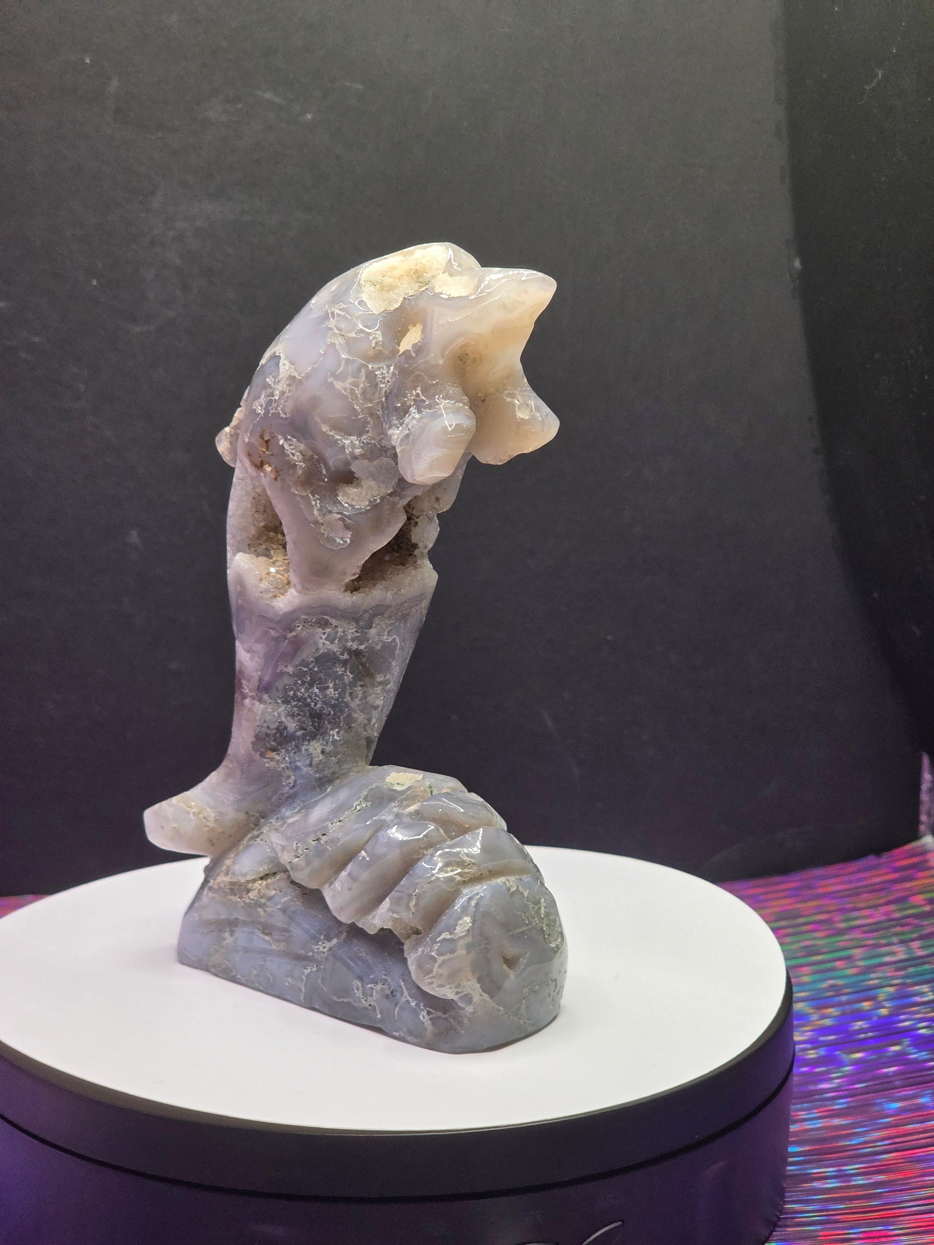 Moss Agate Dolphin