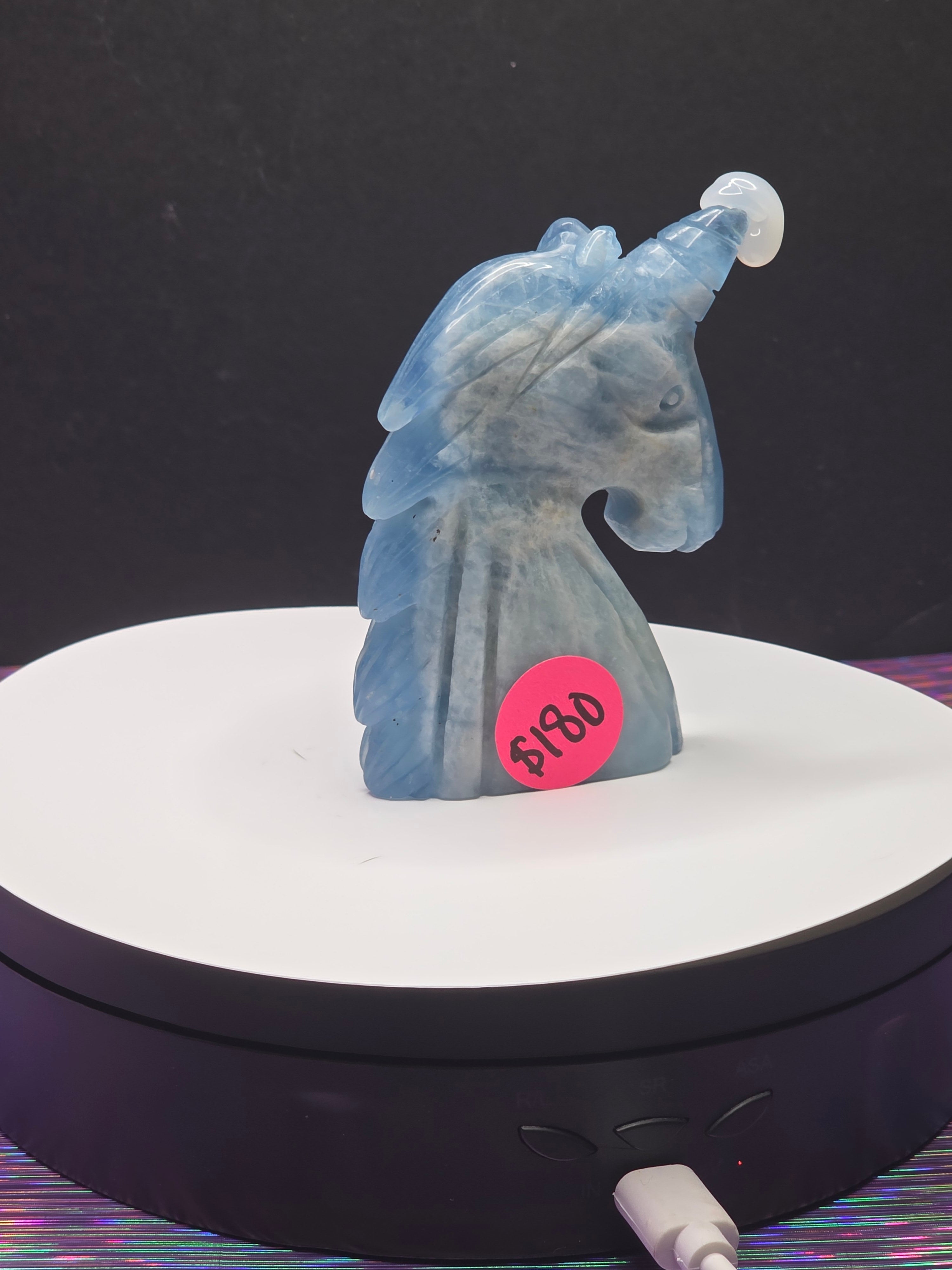 Dark Blue Aquamarine Unicorn