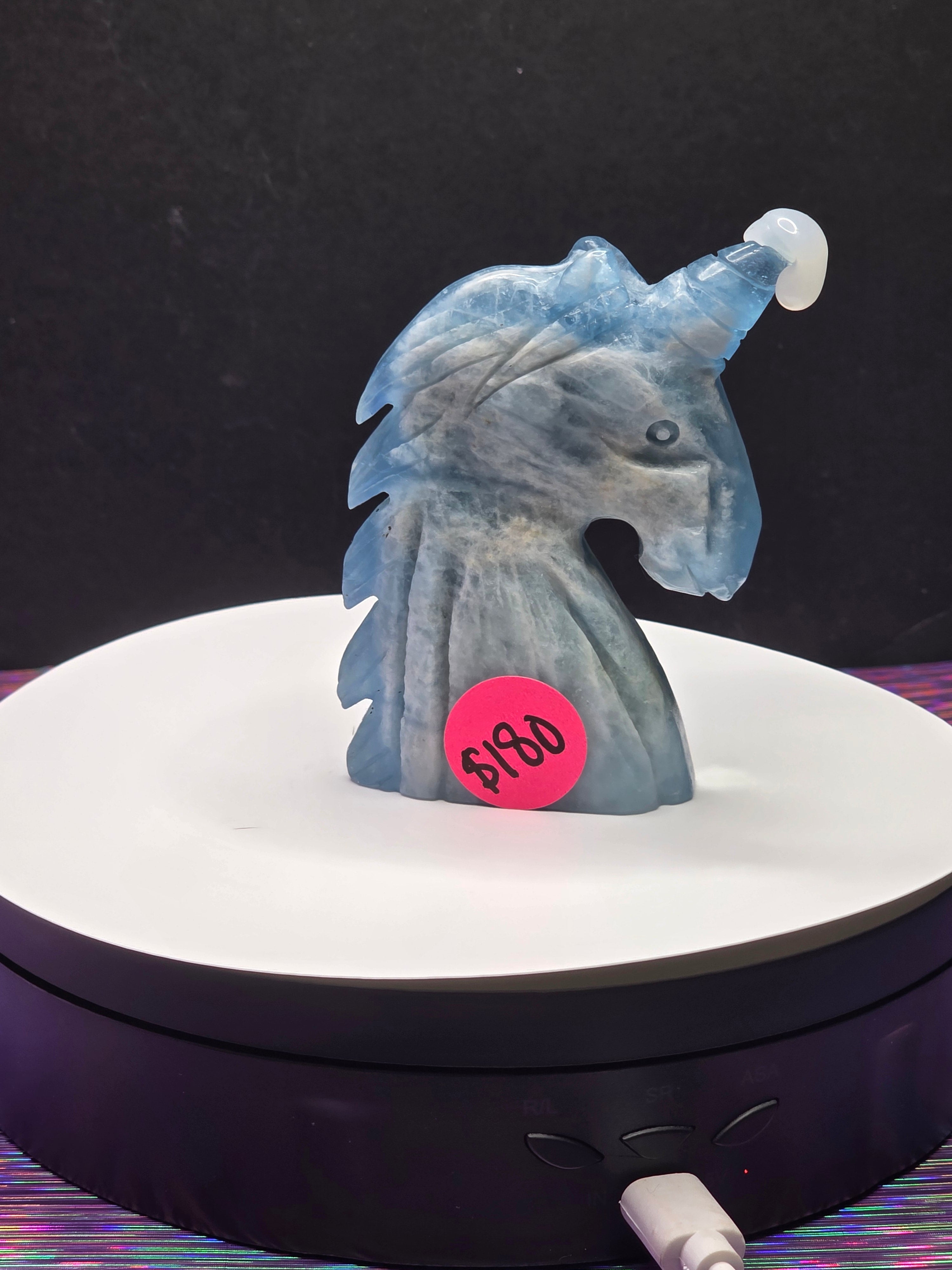 Dark Blue Aquamarine Unicorn