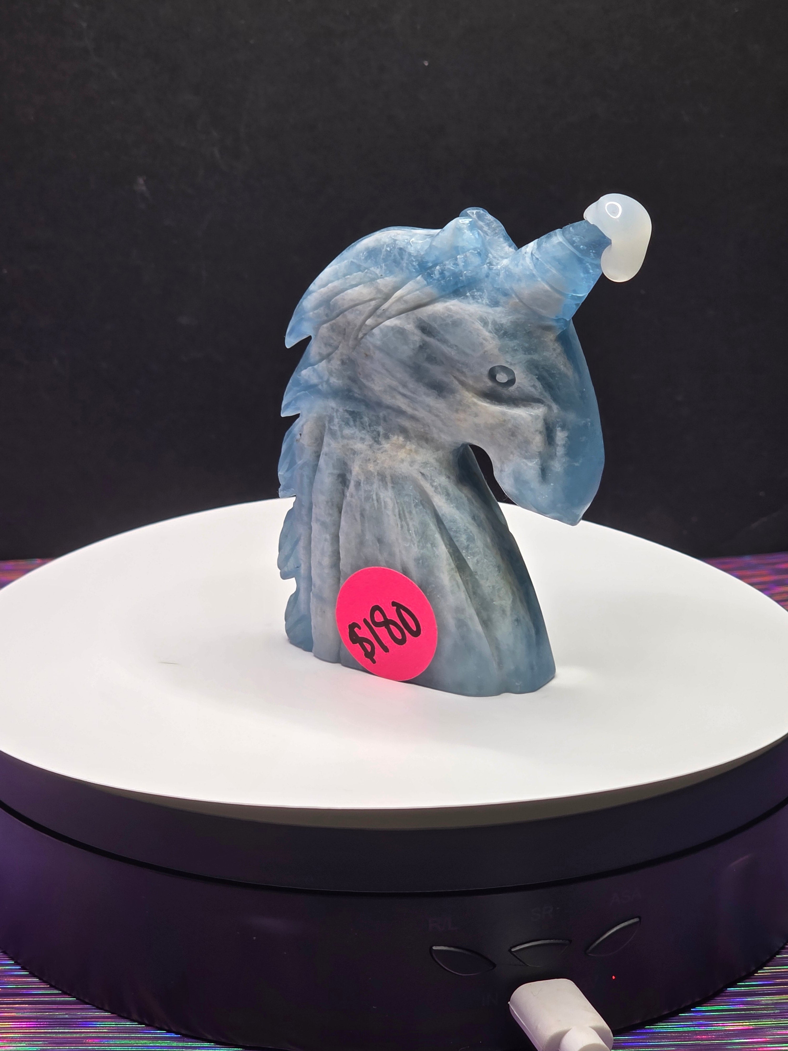 Dark Blue Aquamarine Unicorn