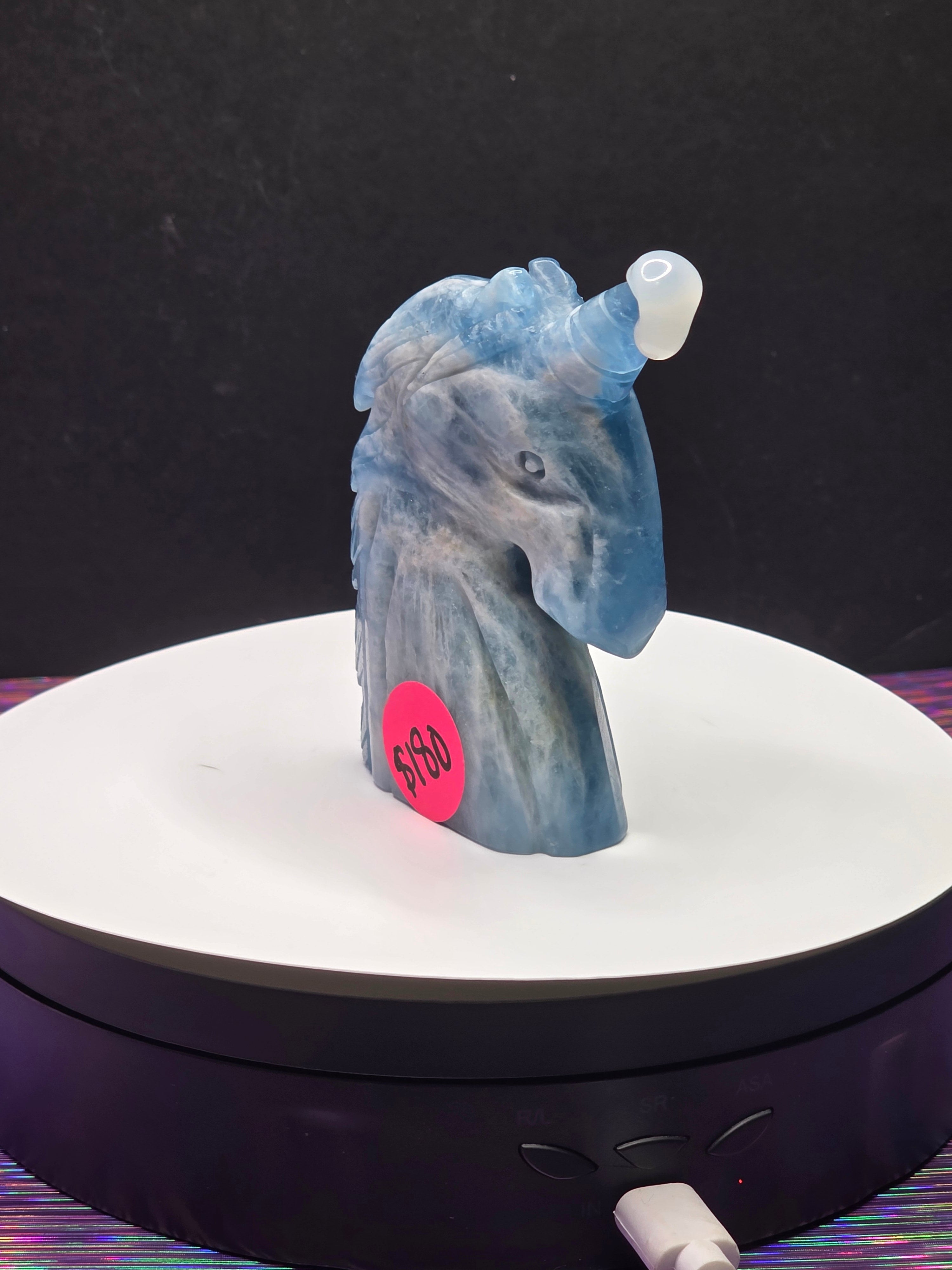 Dark Blue Aquamarine Unicorn