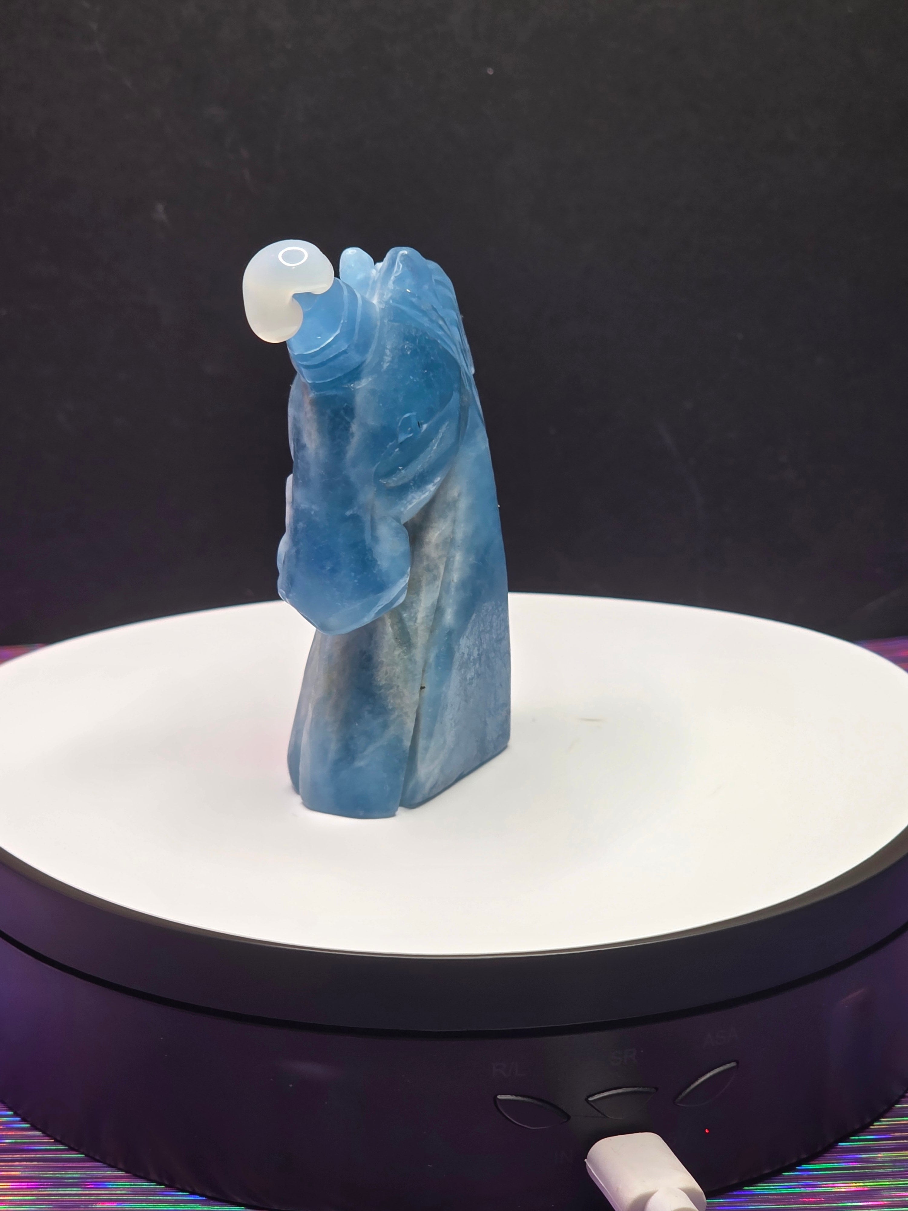 Dark Blue Aquamarine Unicorn