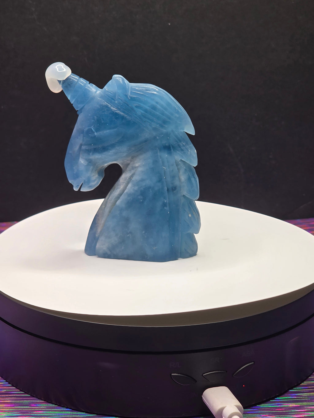 Dark Blue Aquamarine Unicorn