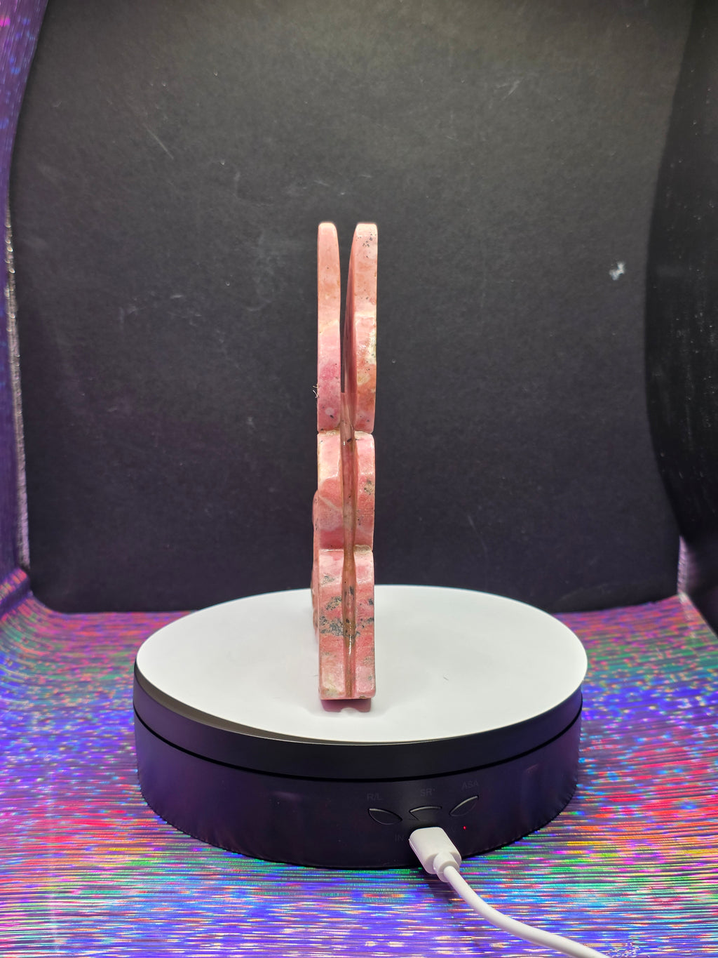 Large Peruvian Rhodonite Fairy