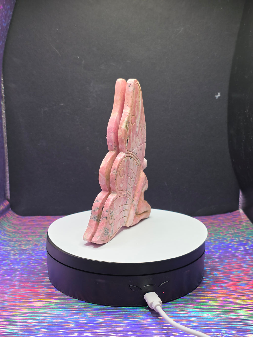 Large Peruvian Rhodonite Fairy