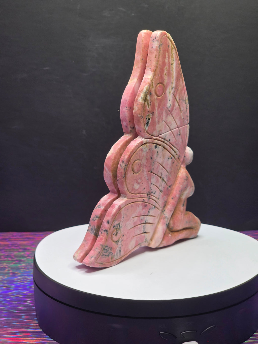 Large Peruvian Rhodonite Fairy