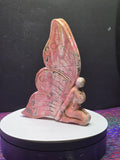 Large Peruvian Rhodonite Fairy