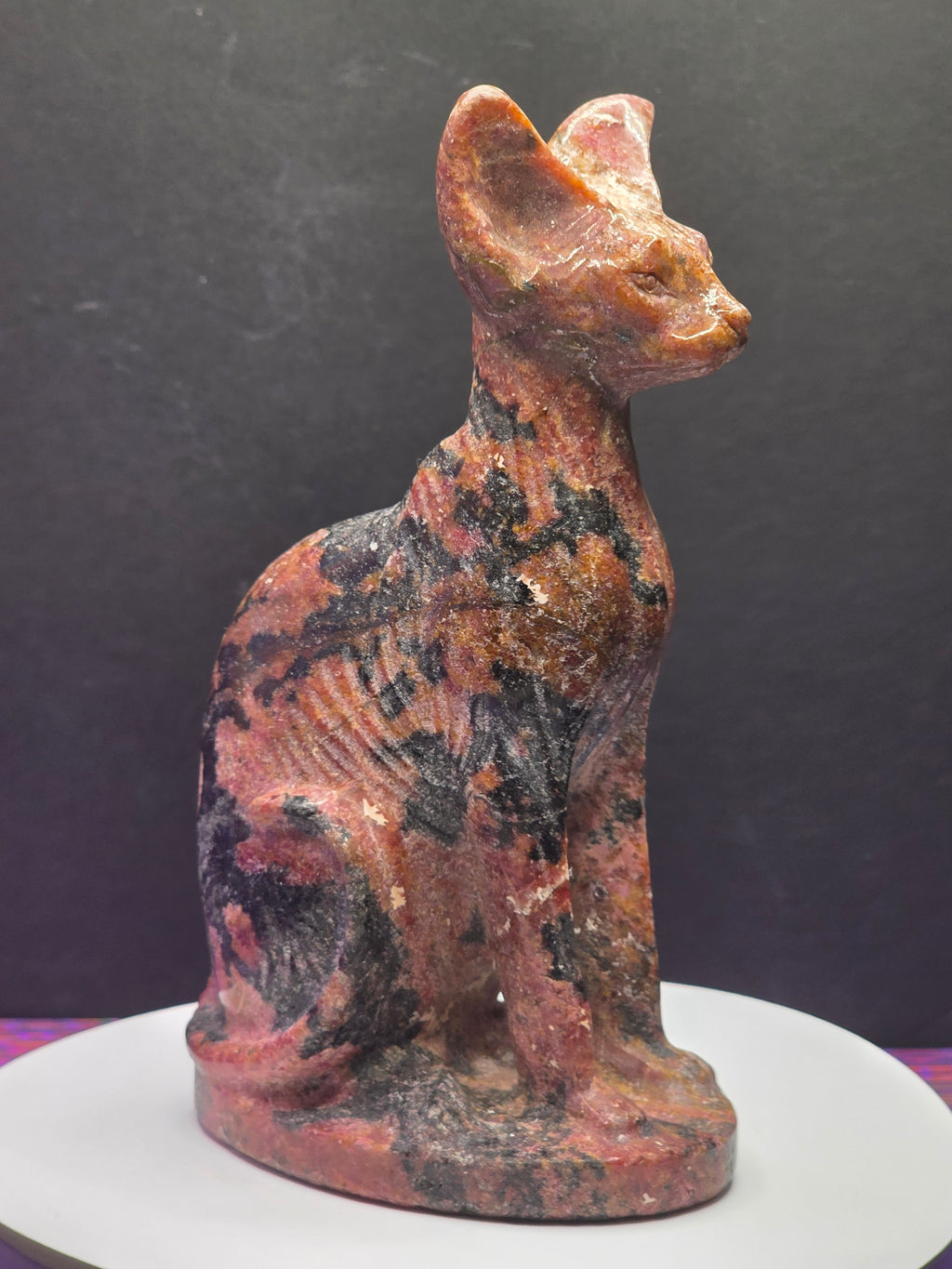 Rhodonite Sphynx Cat