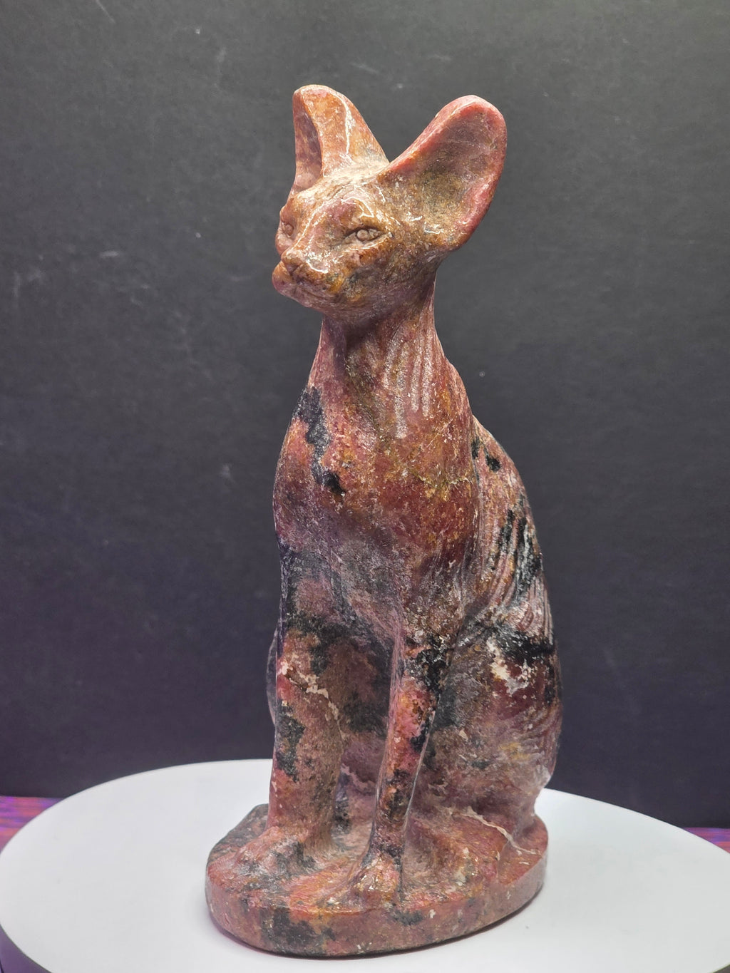 Rhodonite Sphynx Cat