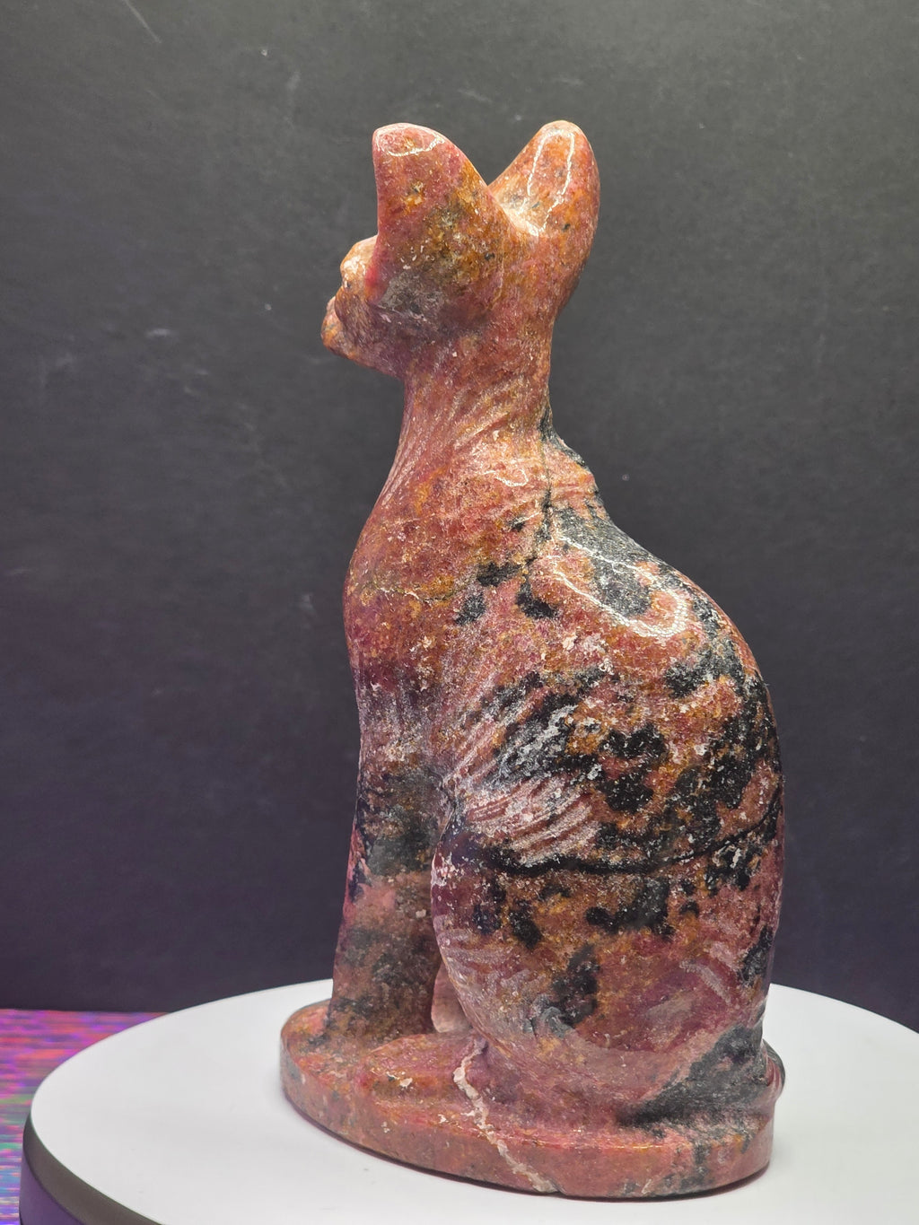 Rhodonite Sphynx Cat