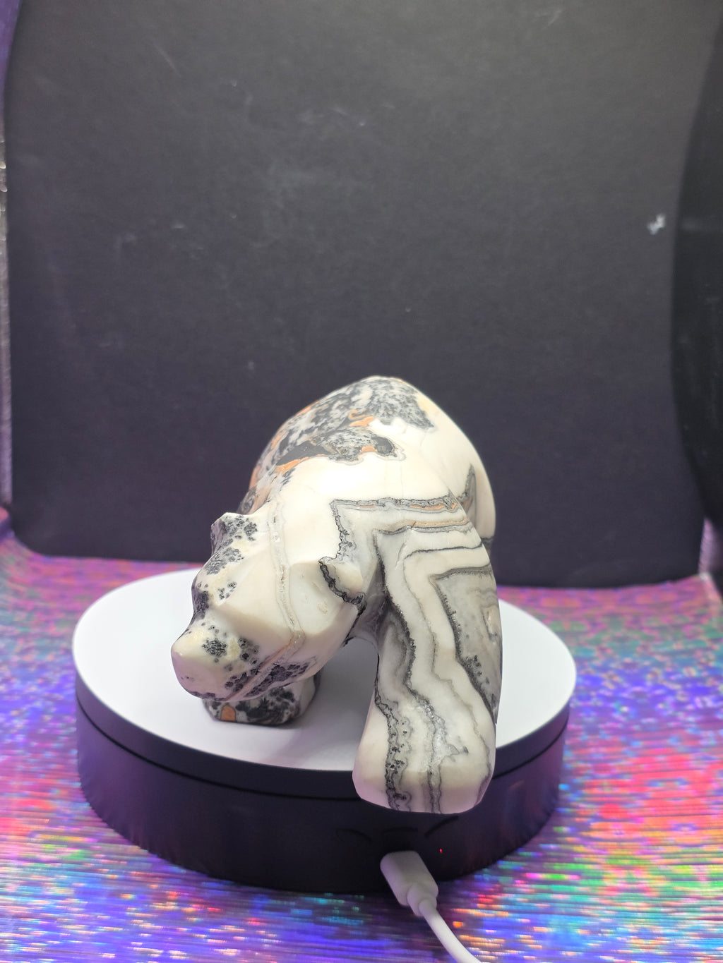 Dendritic Calcite Bear